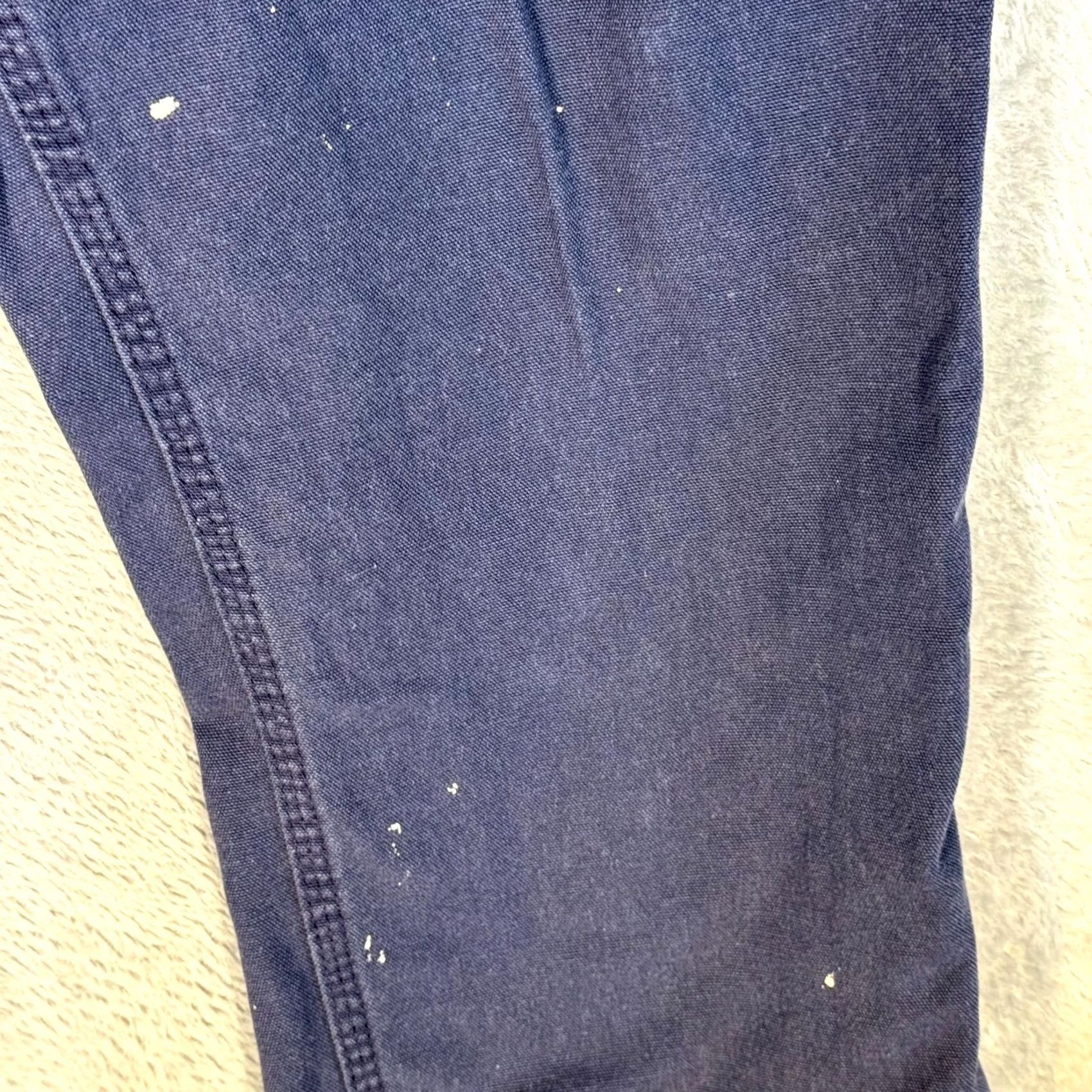 Carhartt Carhartt Carpenter Pants 34 x 30 Navy Ripstop Relaxed Workwear Pants Mens Size US 34 / EU 50 - 4 Thumbnail