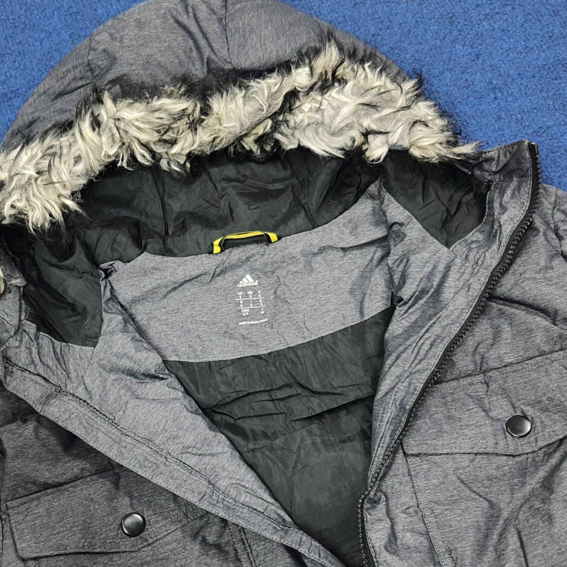 Adidas Vintage Adidas Fur Custom Yohji Yamamoto Logo Parka C278N25 Size US M / EU 48-50 / 2 - 6 Thumbnail