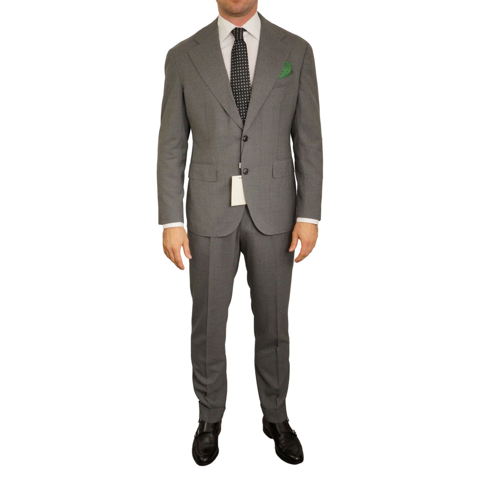 Costume Homme 2 Pièces Suitsupply La Spalla - Taille UK 38 (FR 48) - Bleu à Carreaux - Laine/Soie/Lin - Occasion Très Bon état
