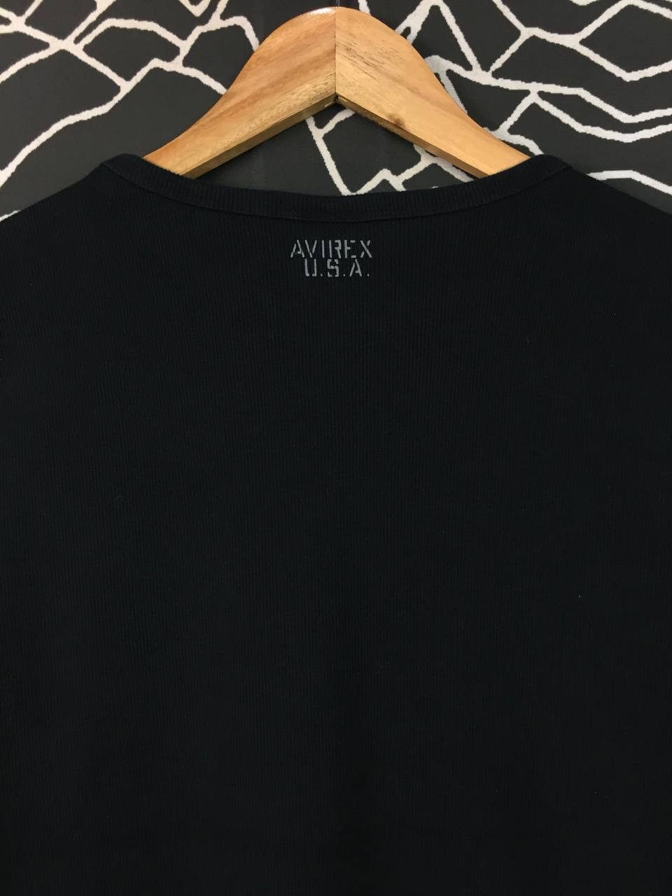 Avirex Vtg Avirex USA Military Style Ribbed Knit Long Sleeve Tee Size US S / EU 44-46 / 1 - 6 Thumbnail