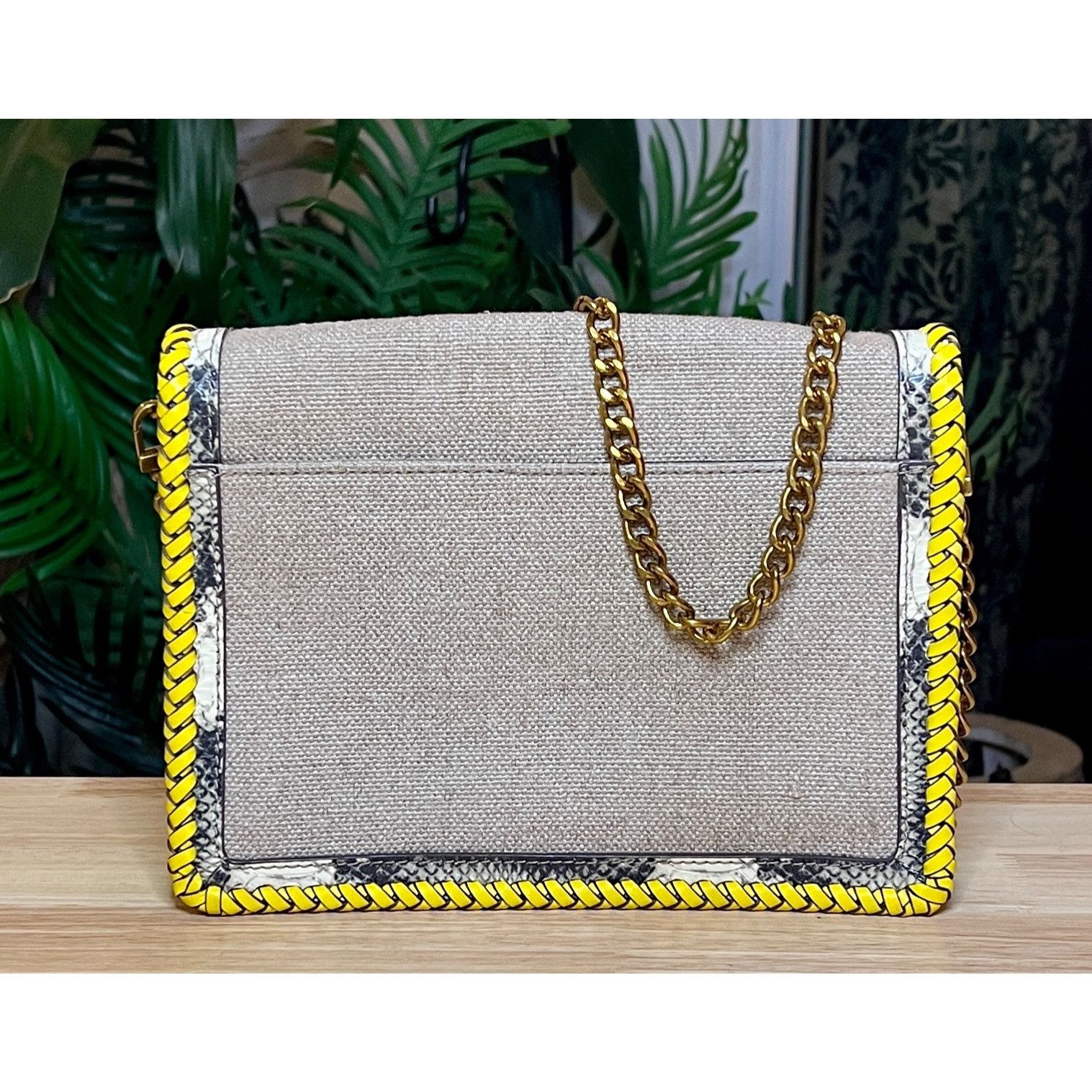 Tory Burch ✺✺ AUTHENTIC TORY BURCH LIMITED EDITION KIRA CANVAS & LEATHE Size ONE SIZE - 4 Thumbnail