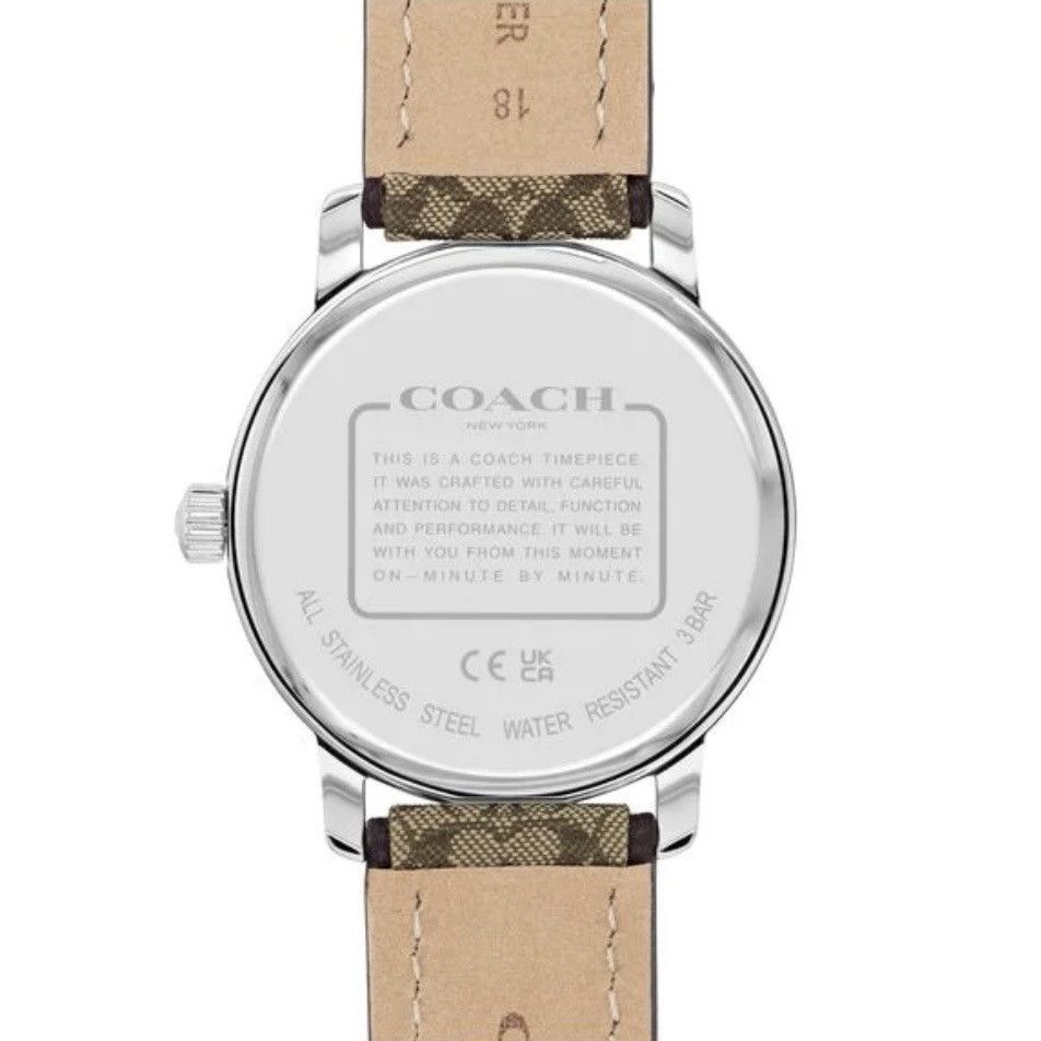 Coach COACH 14503399 KHAKI BROWN Watch Rose Gold Logo C DIAL Size ONE SIZE - 2 Thumbnail