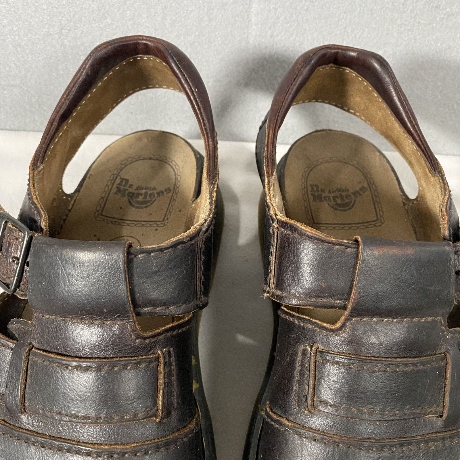 Dr. Martens Vtg Dr Doc Martens Leather Fisherman Sandal England Mens 13 Size US 13 / EU 46 - 3 Thumbnail