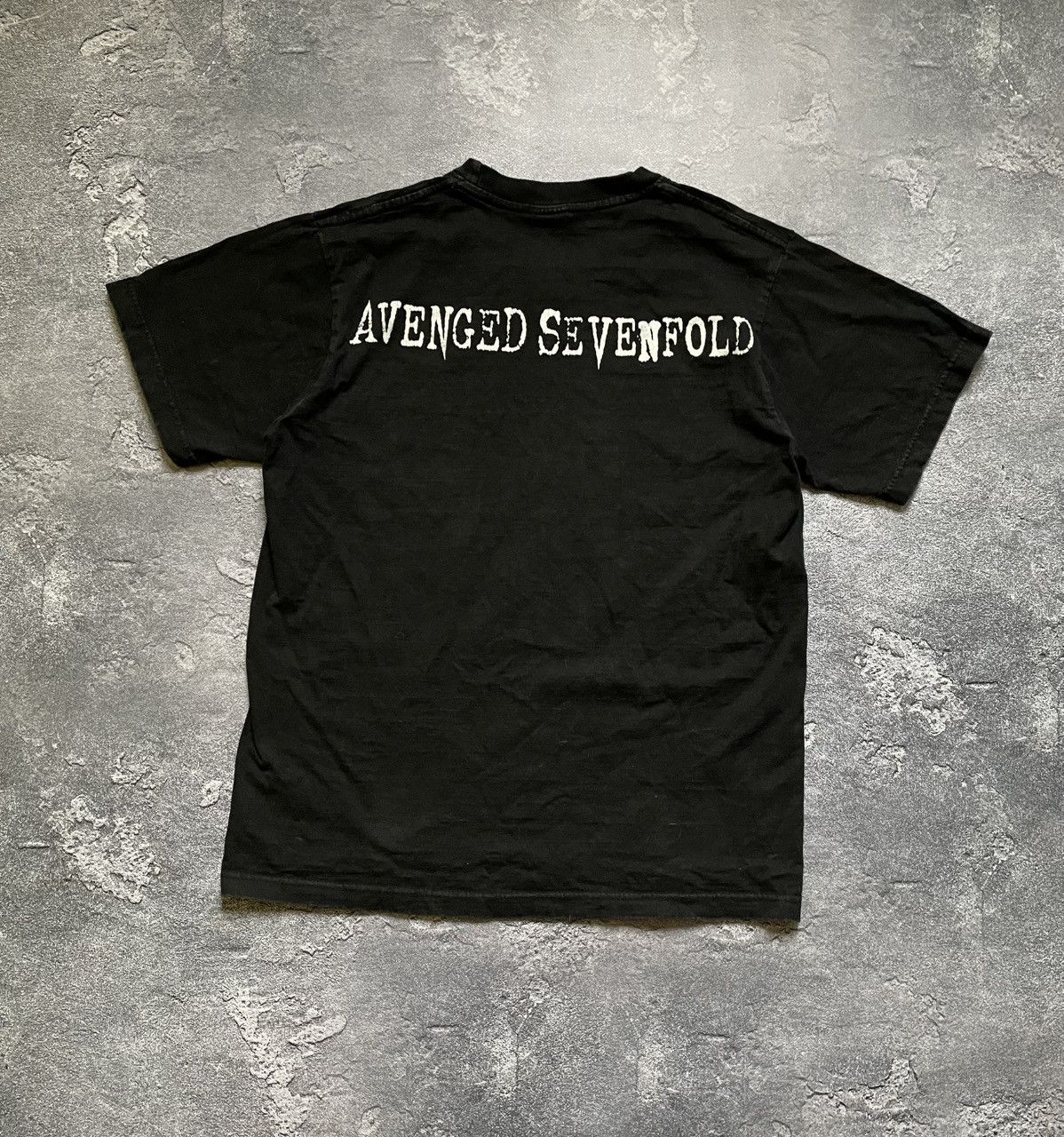Band Tees Vintage 90s Avenged Sevenfold Skull Y2K Rock Band Tee Size US M / EU 48-50 / 2 - 2 Thumbnail