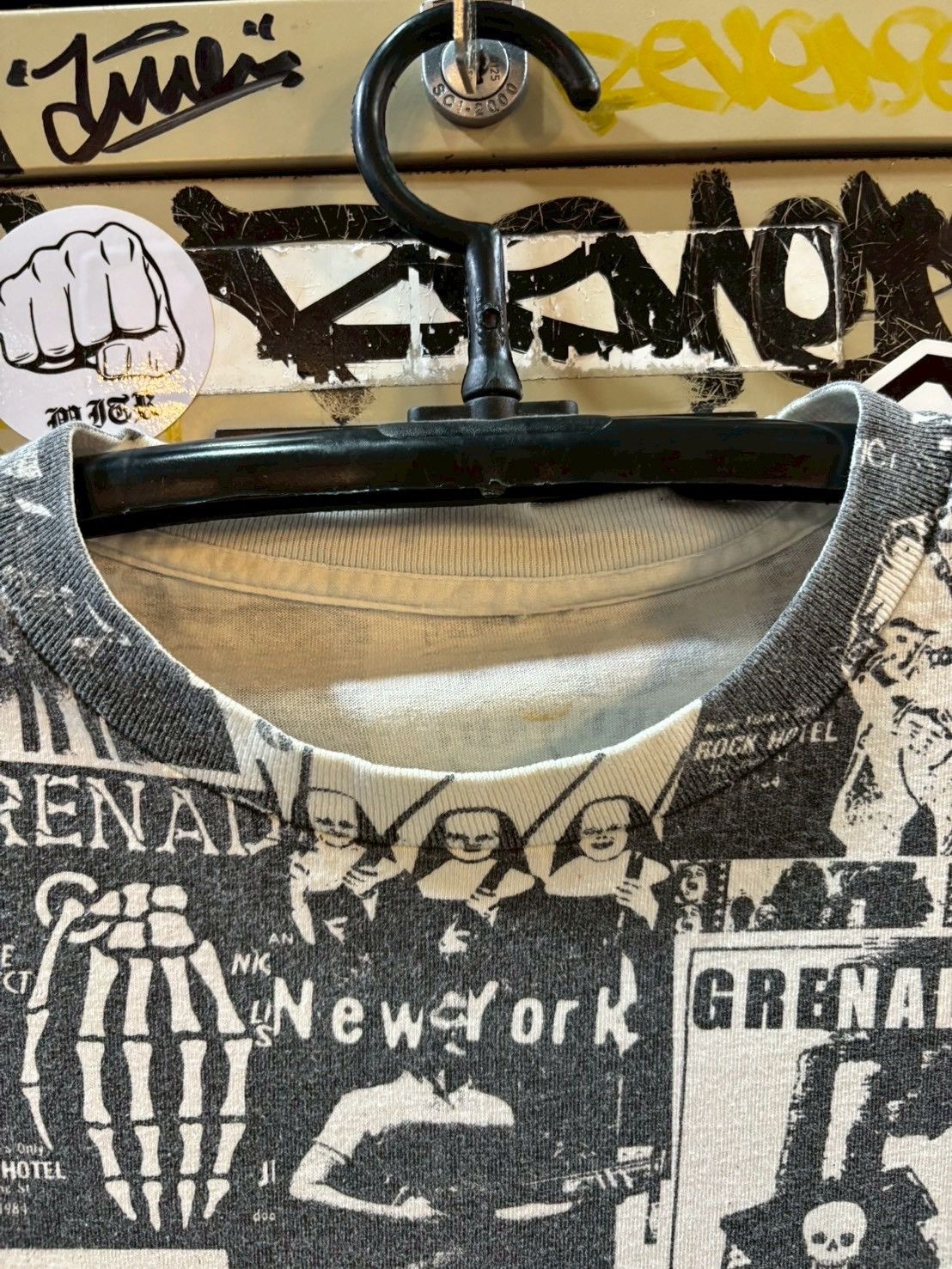 Vintage Vintage Grenade Punk 90’s Size US XL / EU 56 / 4 - 4 Thumbnail