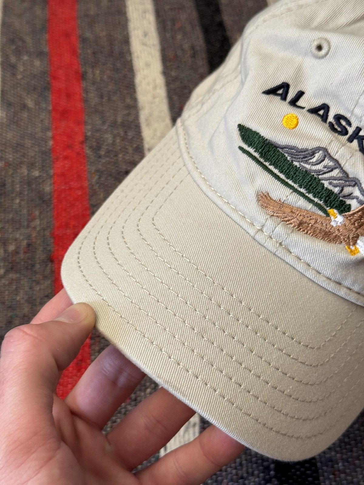 Vintage Vintage 00’s Alaska USA Athlt Cap Size ONE SIZE - 3 Thumbnail