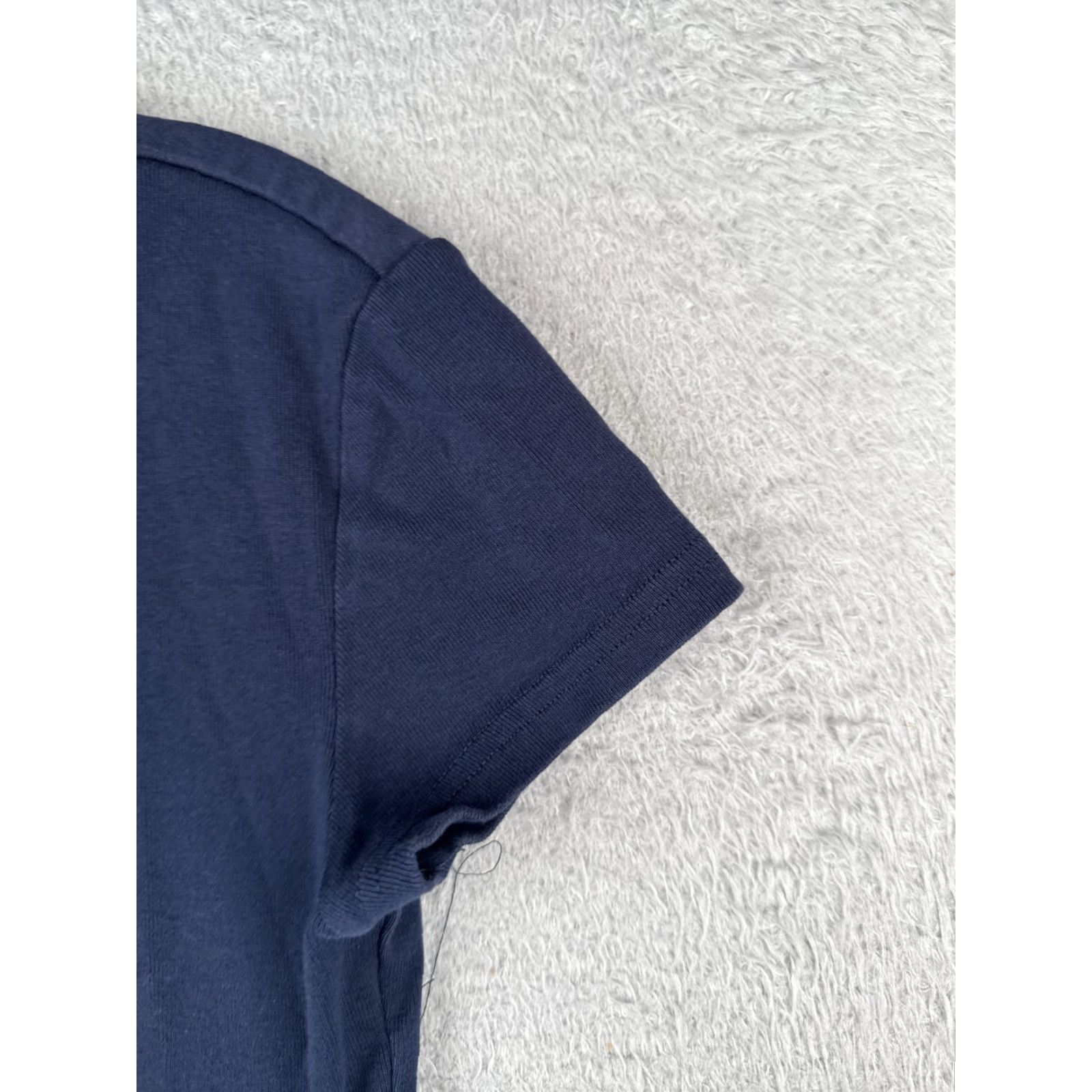 Tommy Hilfiger Tommy Hilfiger Shirt Junior Medium Blue Crew Neck Cotton Knit Short Sleeve Size M / US 6-8 / IT 42-44 - 2 Thumbnail