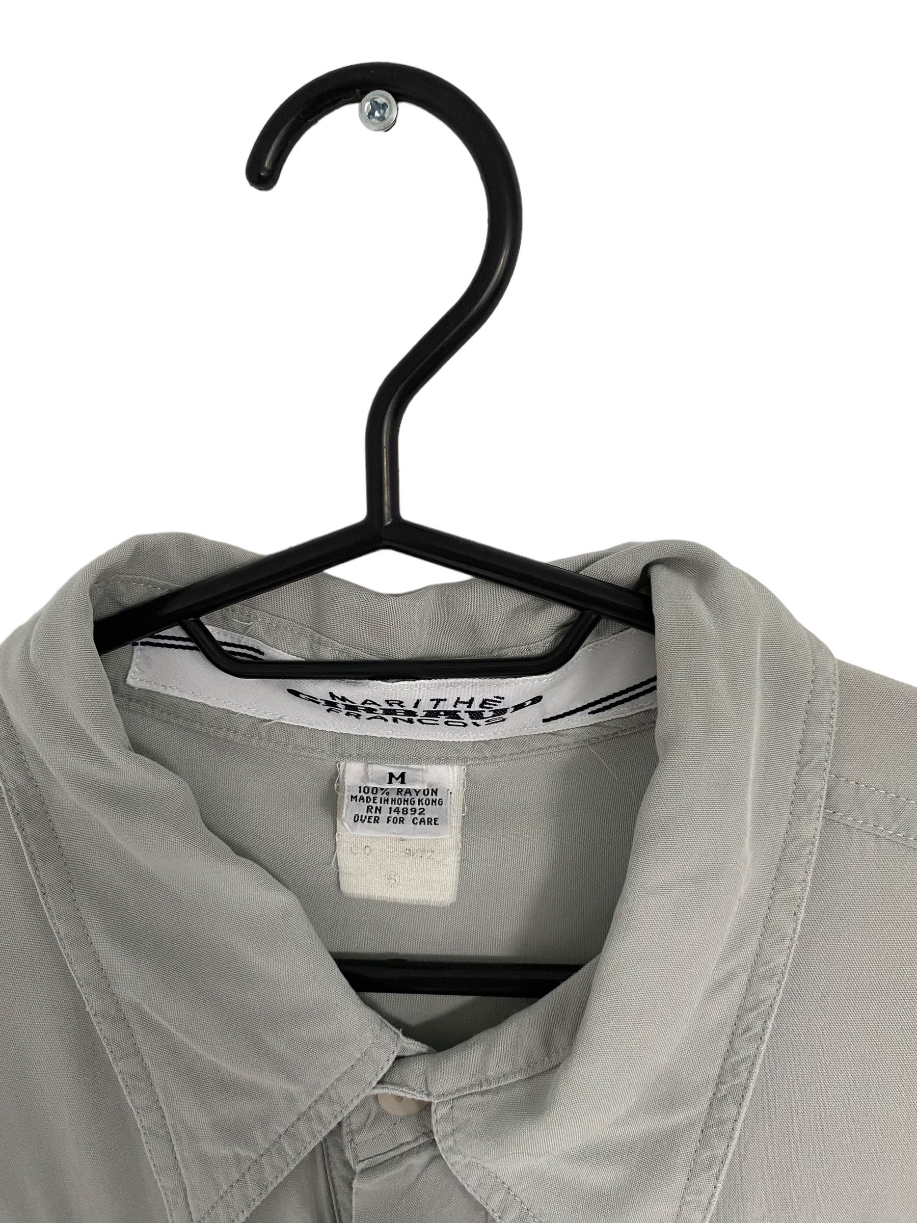 Marithe + Francois Girbaud × Vintage 90s' Marithe Francois Girbaud embroiered viscoze shirt Size US M / EU 48-50 / 2 - 2 Thumbnail
