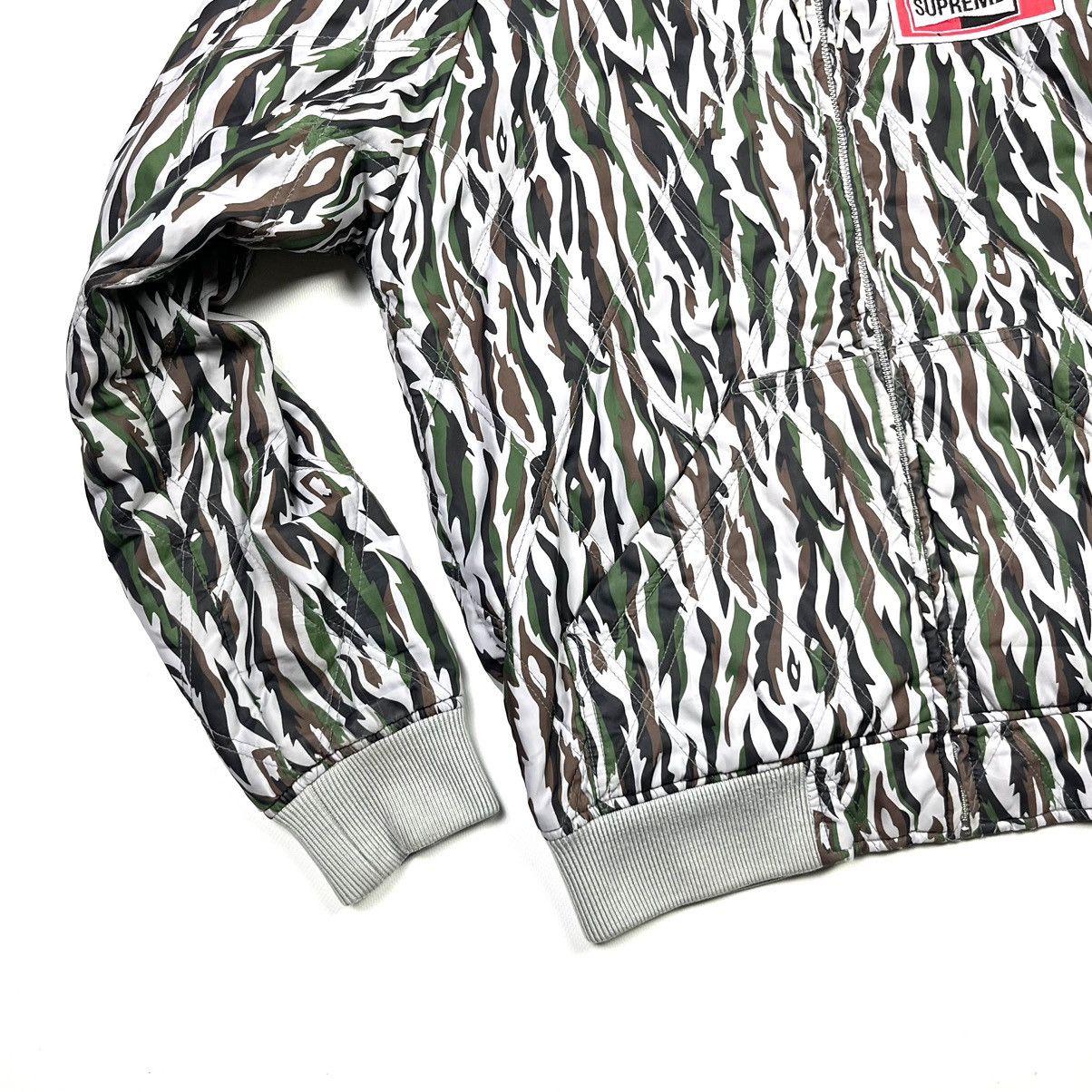Supreme × Vintage Supreme Poly Diamond Quilted Hooded Jacket Camo Size US M / EU 48-50 / 2 - 3 Thumbnail