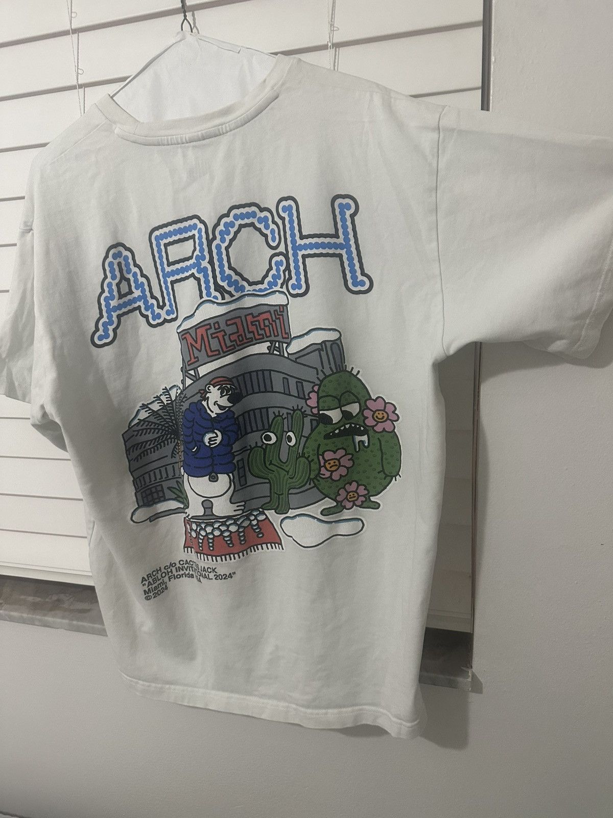 Travis Scott × Virgil Abloh Cactus Jack x ARCH x Virgil Abloh T-Shirt Art Basel Collab Size US L / EU 52-54 / 3 - 4 Thumbnail