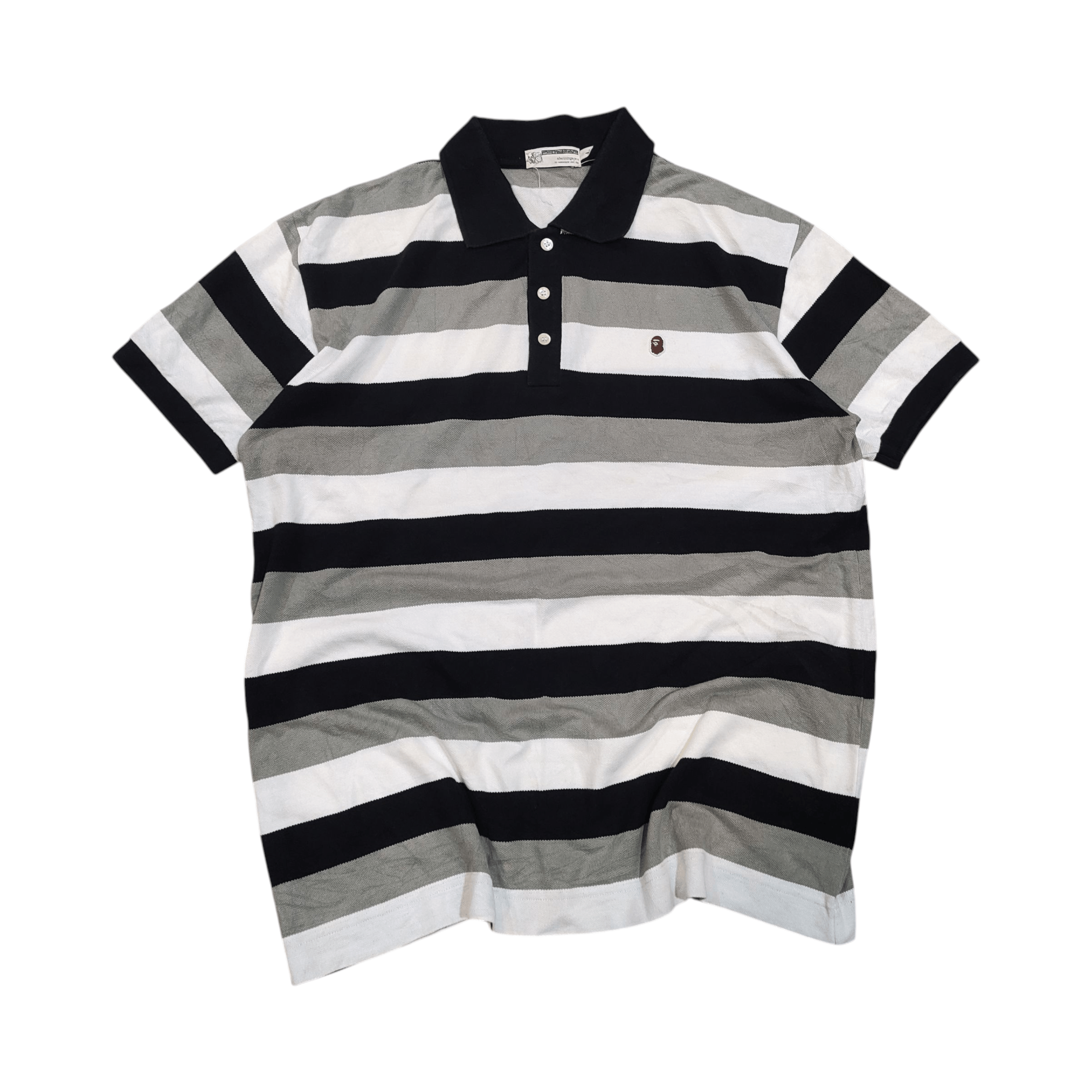 Bape BAPE Polo shirt Stripe 2000s Size US L / EU 52-54 / 3 - 2 Thumbnail