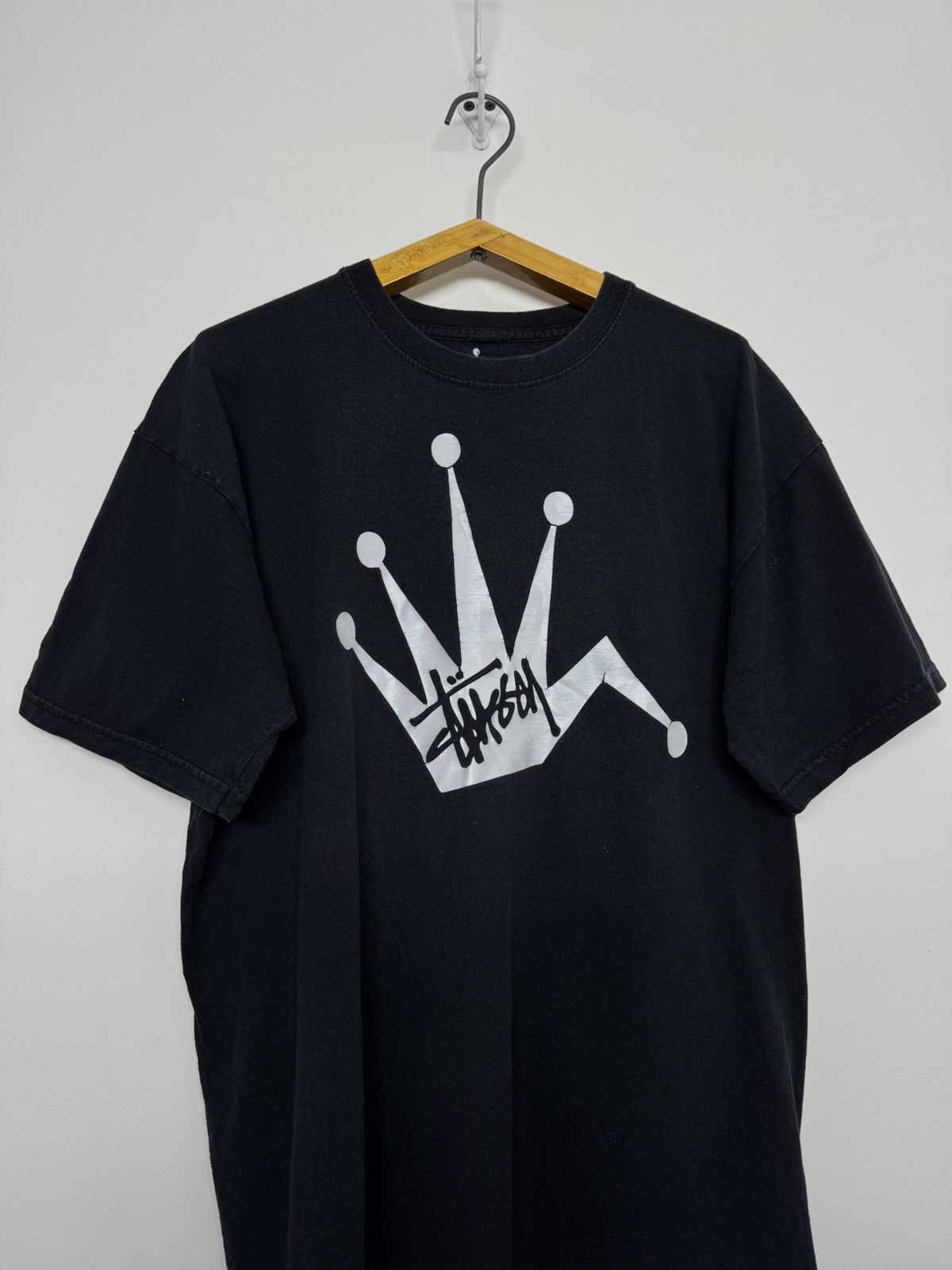 Stussy Stussy Crown tee black Size US M / EU 48-50 / 2 - 2 Thumbnail