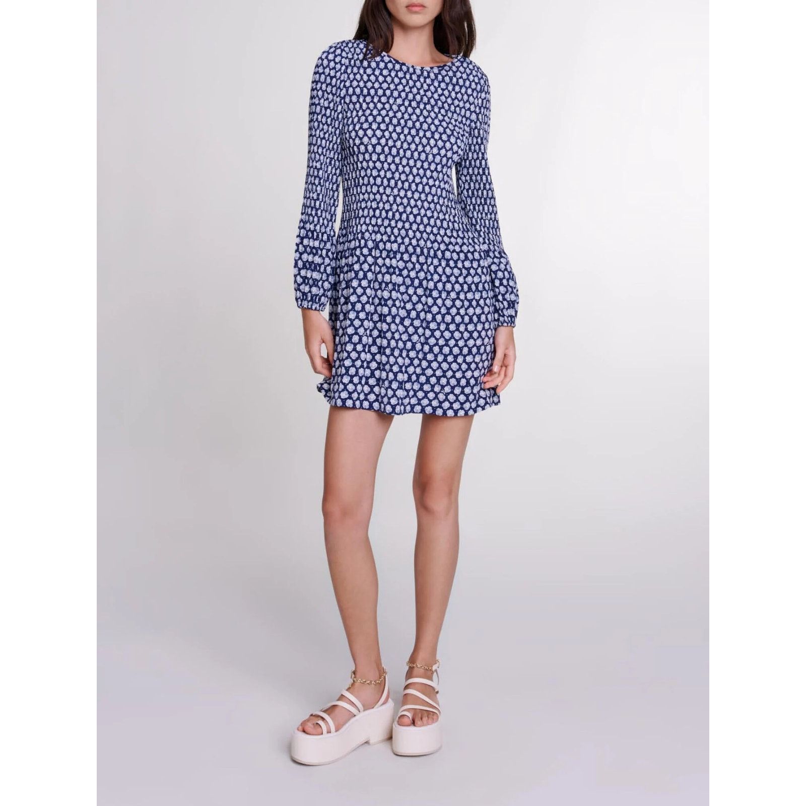 Maje MAJE ROCKINOVER DRESS 34 Size XS / US 0-2 / IT 36-38 - 13 Thumbnail