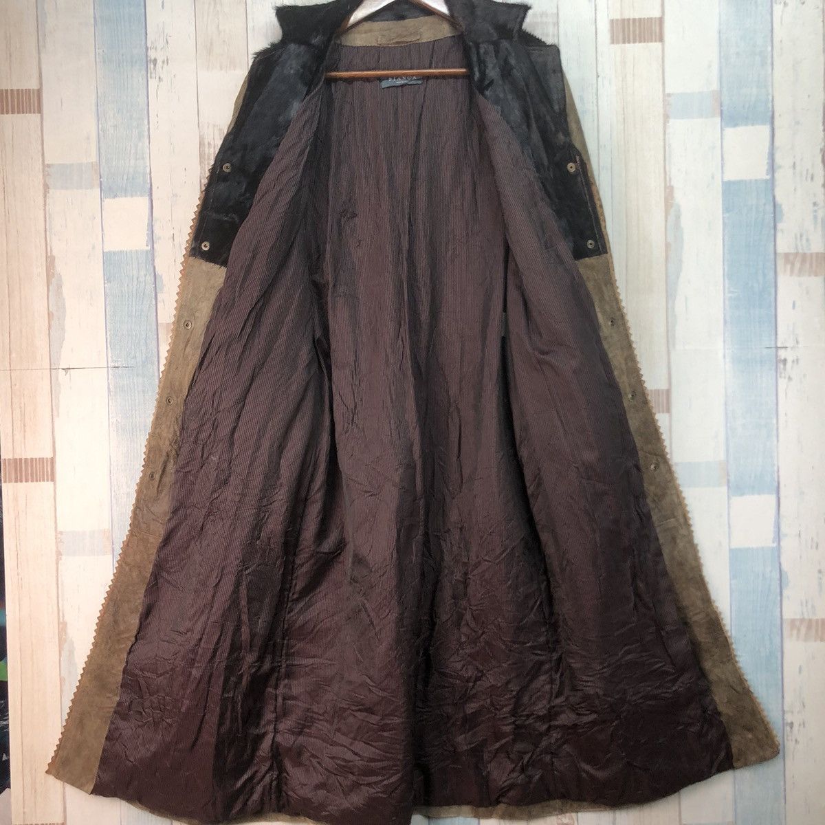 Genuine Leather × Vintage Vintage Pianca Leather Long Jacket Size S / US 4 / IT 40 - 14 Thumbnail