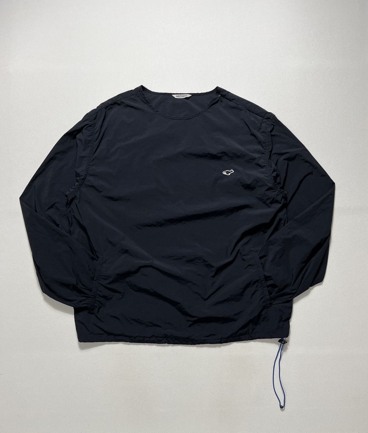 Beams Plus Neithers Round Neck Pullover Anorak Navy Size US L / EU 52-54 / 3 - 4 Thumbnail