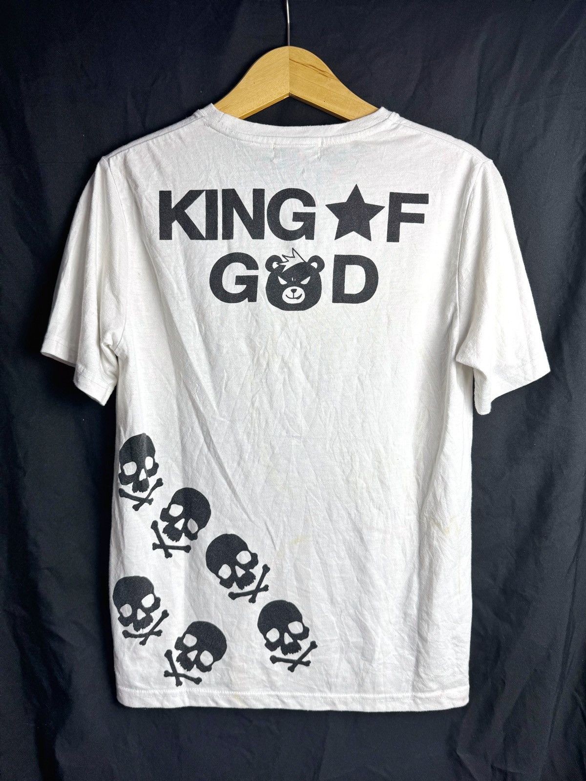 Hysteric Glamour × Japanese Brand × Mickey Mouse Japanese Skulls King Of God Tees Size US M / EU 48-50 / 2 - 2 Thumbnail