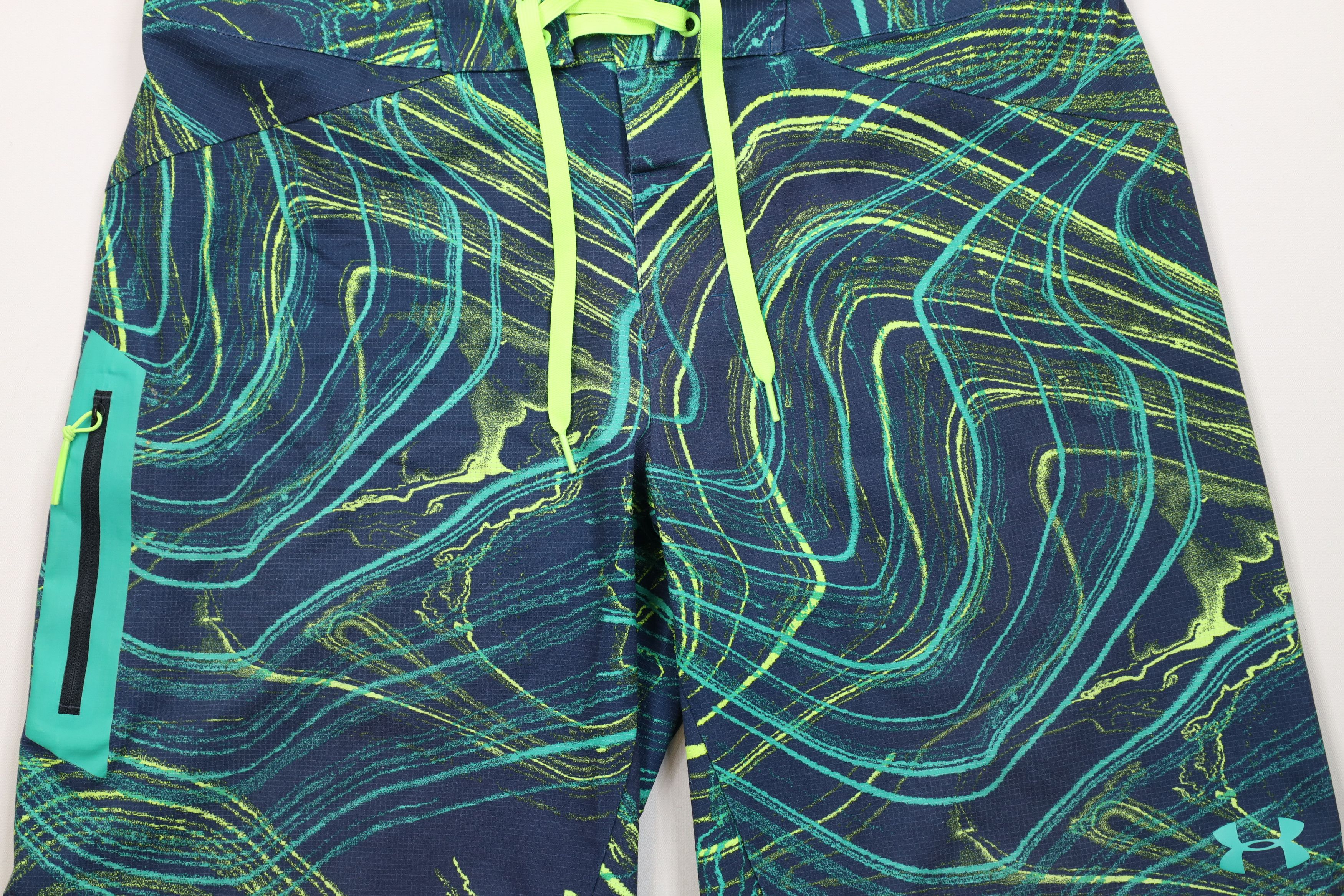 Under Armour Under Armour Fit Abstract Swimming Board Shorts Trunks Size US 34 / EU 50 - 3 Thumbnail