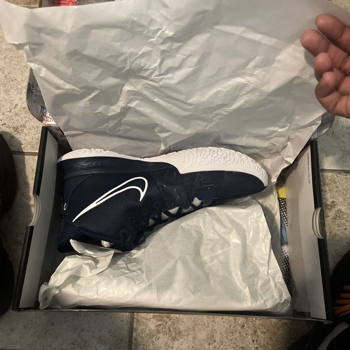 Nike Nike Kyrie 7 TB “Midnight Navy” Size US 11 / EU 44 - 4 Thumbnail