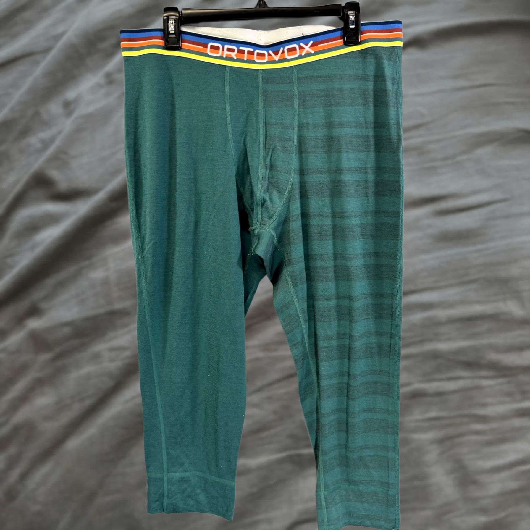 ORTOVOX Ortovox Rock N Wool Base Layer Pants Mens 2XL Green Merino Thermal Outdoor XXL Size US 39 - 1 Thumbnail