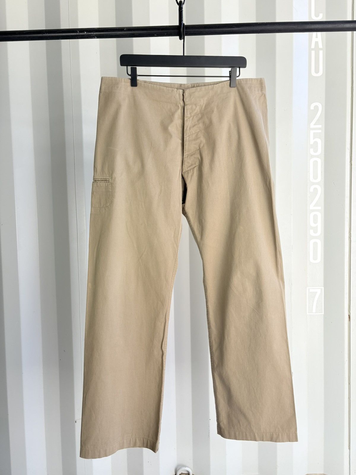 Maison Margiela McQueen Cotton Pants SS02 Size US 38 / EU 54 - 1 Thumbnail