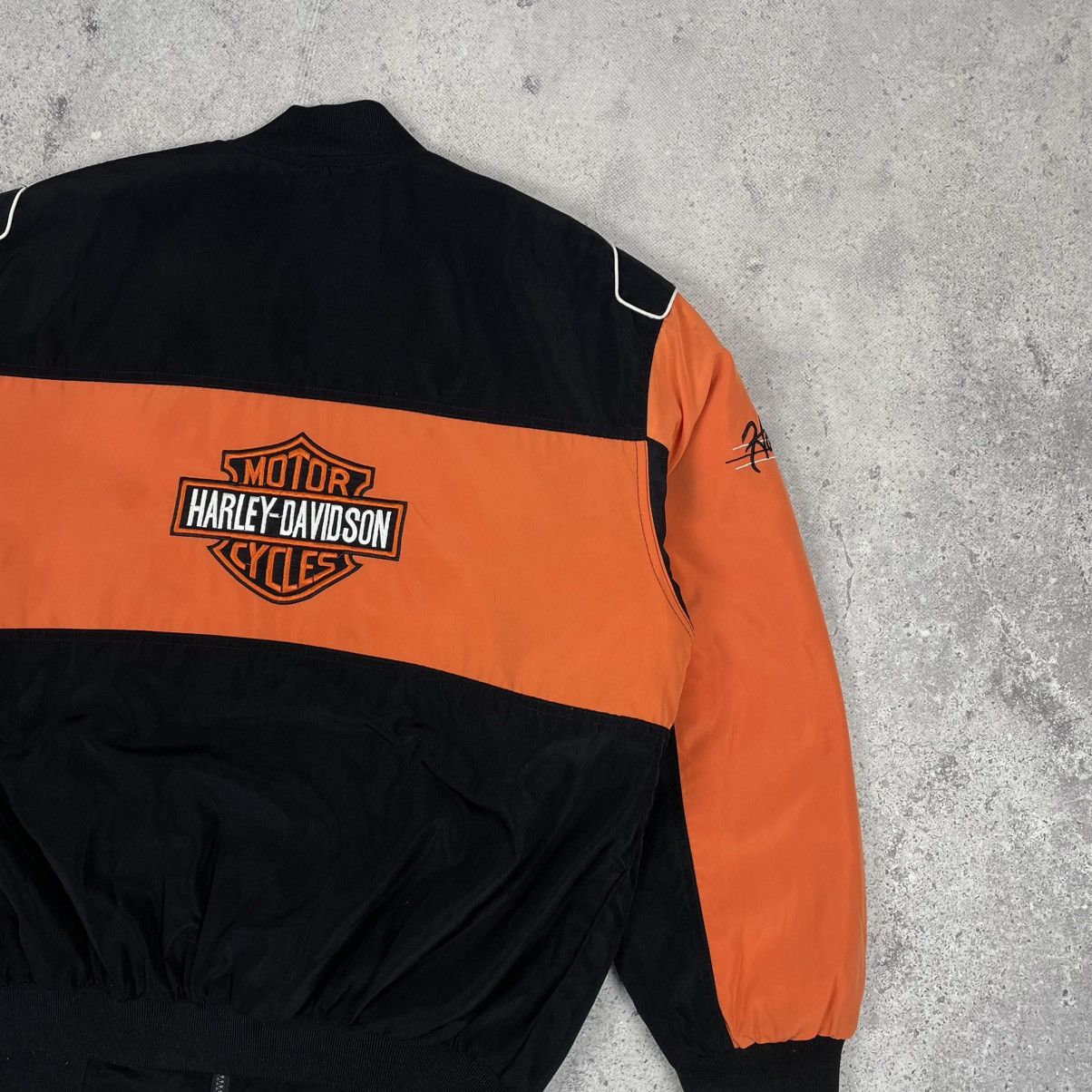 Harley Davidson × Vintage Vintage Harley Davidson Racing Jacket Size US XXL / EU 58 / 5 - 9 Thumbnail