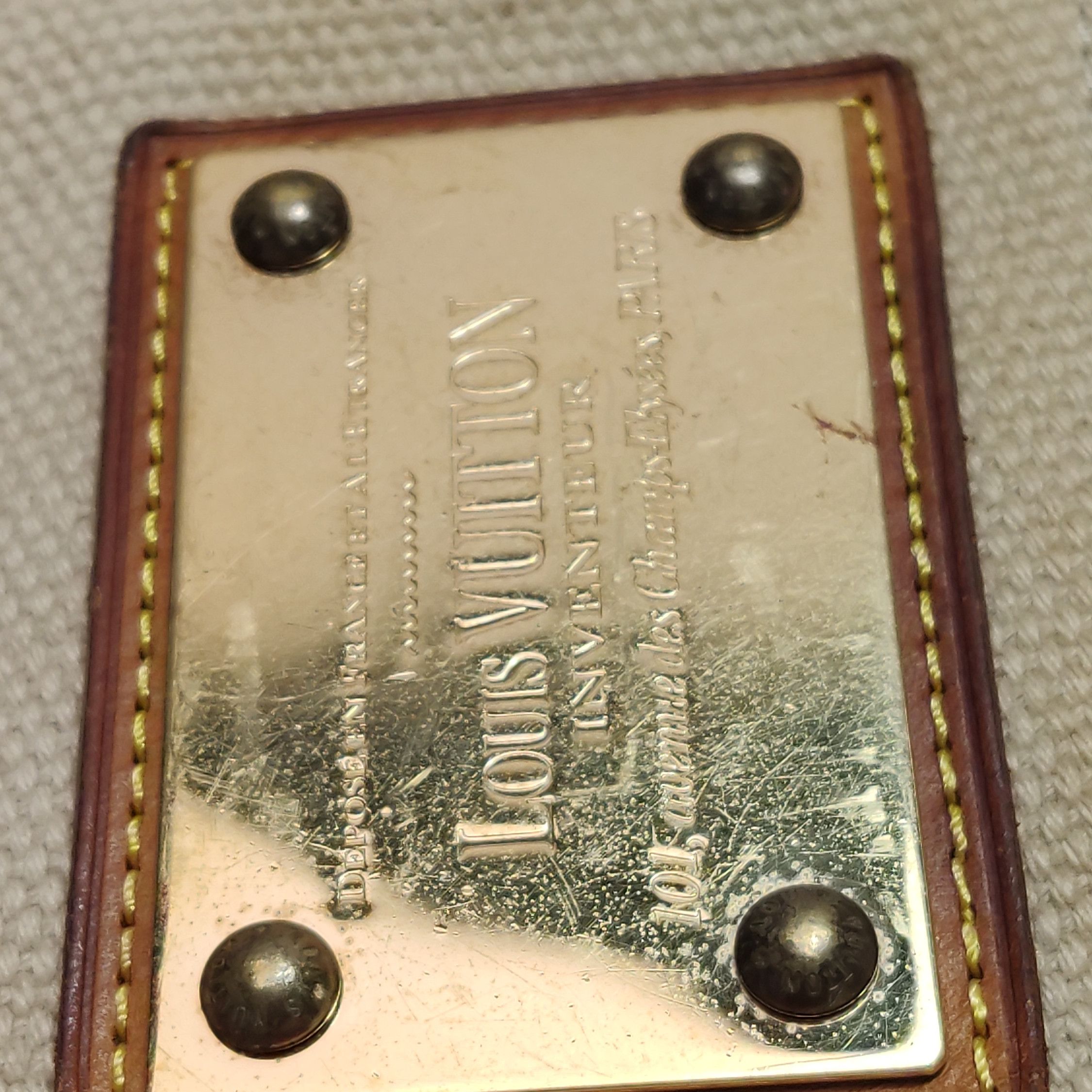 Louis Vuitton Louis Vuitton (LV) Antigua canvas color matching rivet meta Size ONE SIZE - 1 Thumbnail