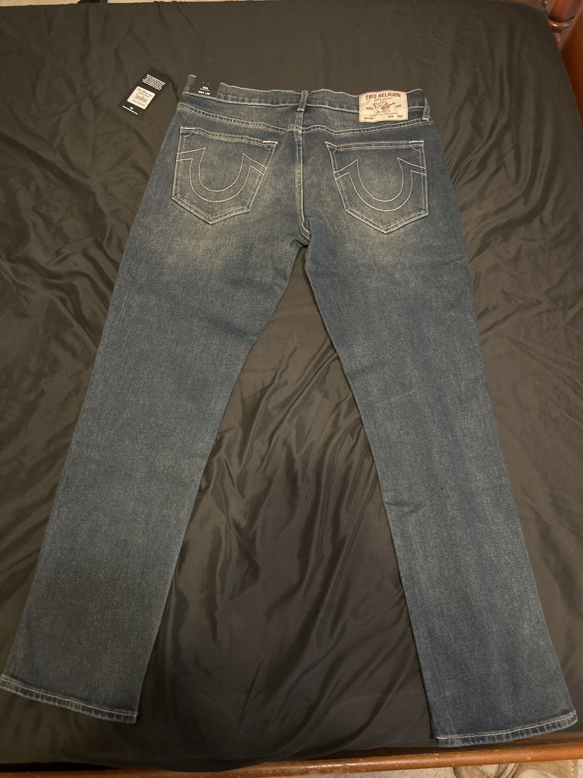 True Religion Geno Slim SN: Dark Smokey Wash Size US 34 / EU 50 - 2 Thumbnail