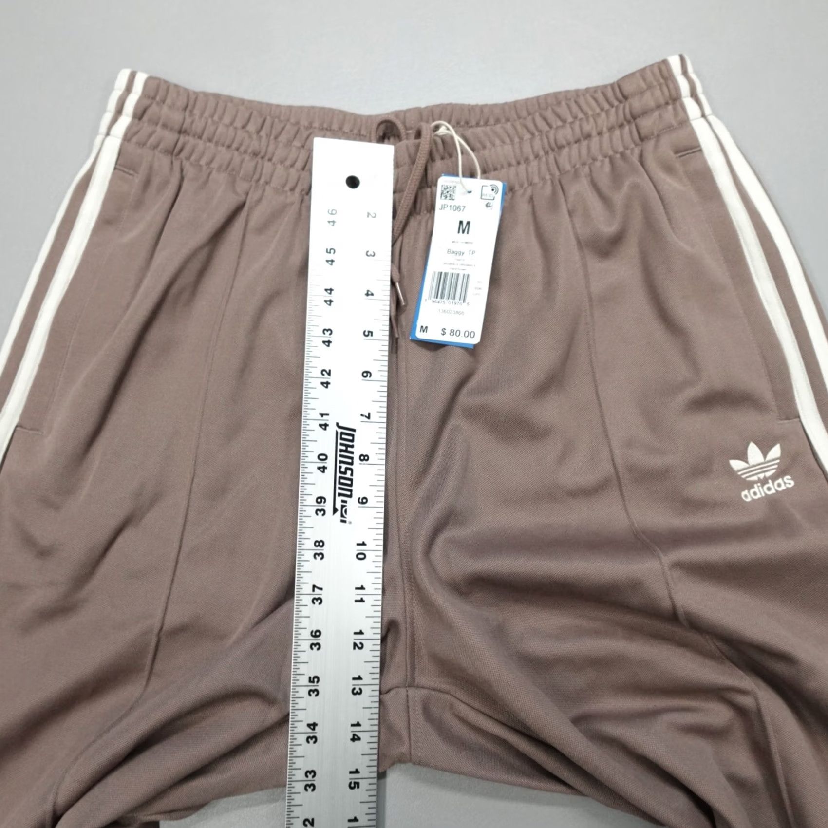 Adidas Adidas Firebird Baggy Track Pants Men M Trace Brown JP1067 Track Pants Size US 31 - 7 Thumbnail