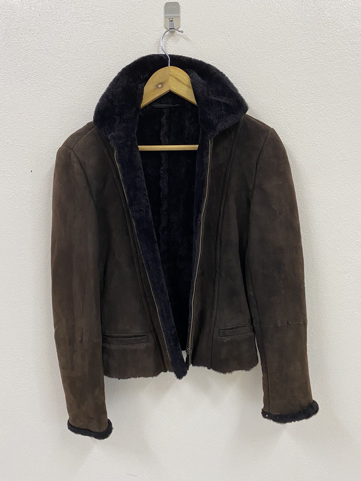 Max Mara Weekend Max Mara Leather Verra Pelle Jacket Size XS / US 0-2 / IT 36-38 - 1 Thumbnail
