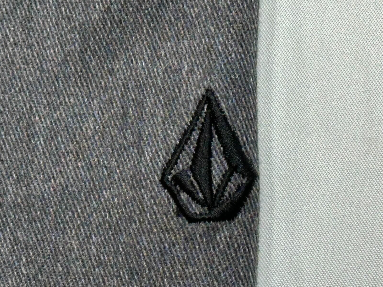 Volcom Volcom Flat Embroidered Cotton/Poly Chinos Gray Mens 42/34 Size US 42 / EU 58 - 6 Thumbnail