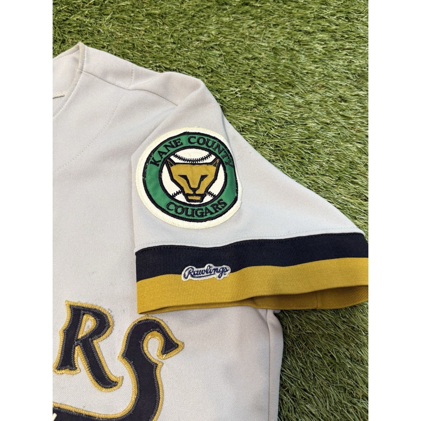 MLB VTG 90s Rawlings Kane County Cougars MiLB Jersey 40 Size US M / EU 48-50 / 2 - 7 Thumbnail