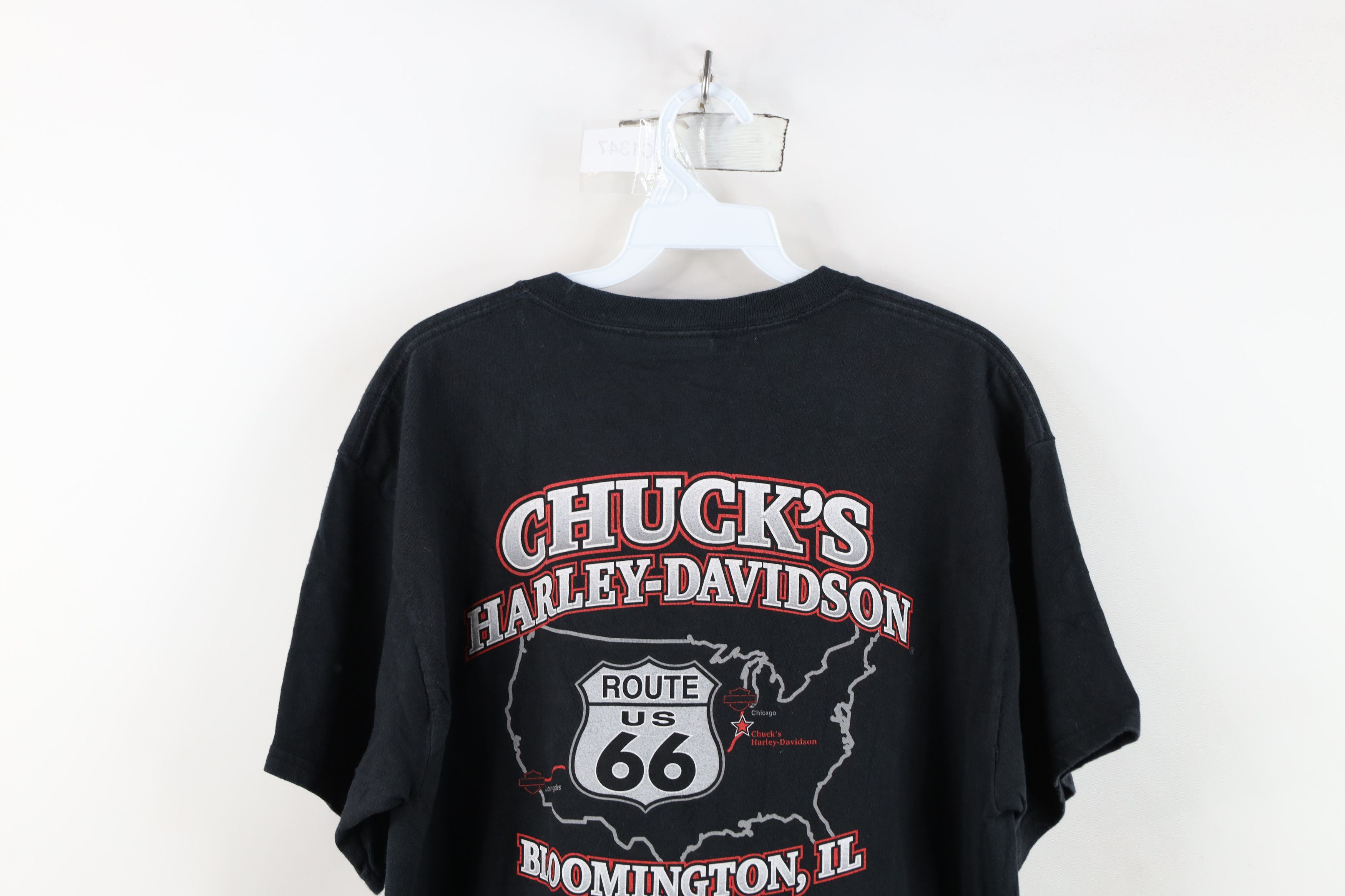 Harley Davidson Vintage Y2K Harley Davidson Spell Christmas Big Logo T-Shirt Size US L / EU 52-54 / 3 - 15 Thumbnail