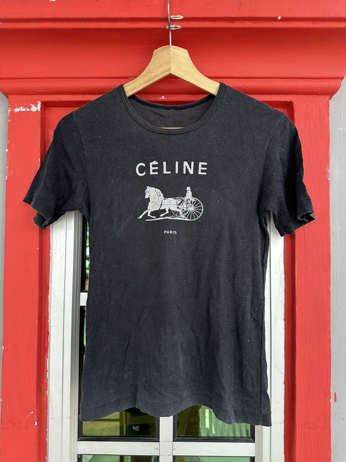 Vintage Rare Vintage 70s Celine Paris Tee Size S / US 4 / IT 40 - 1 Thumbnail