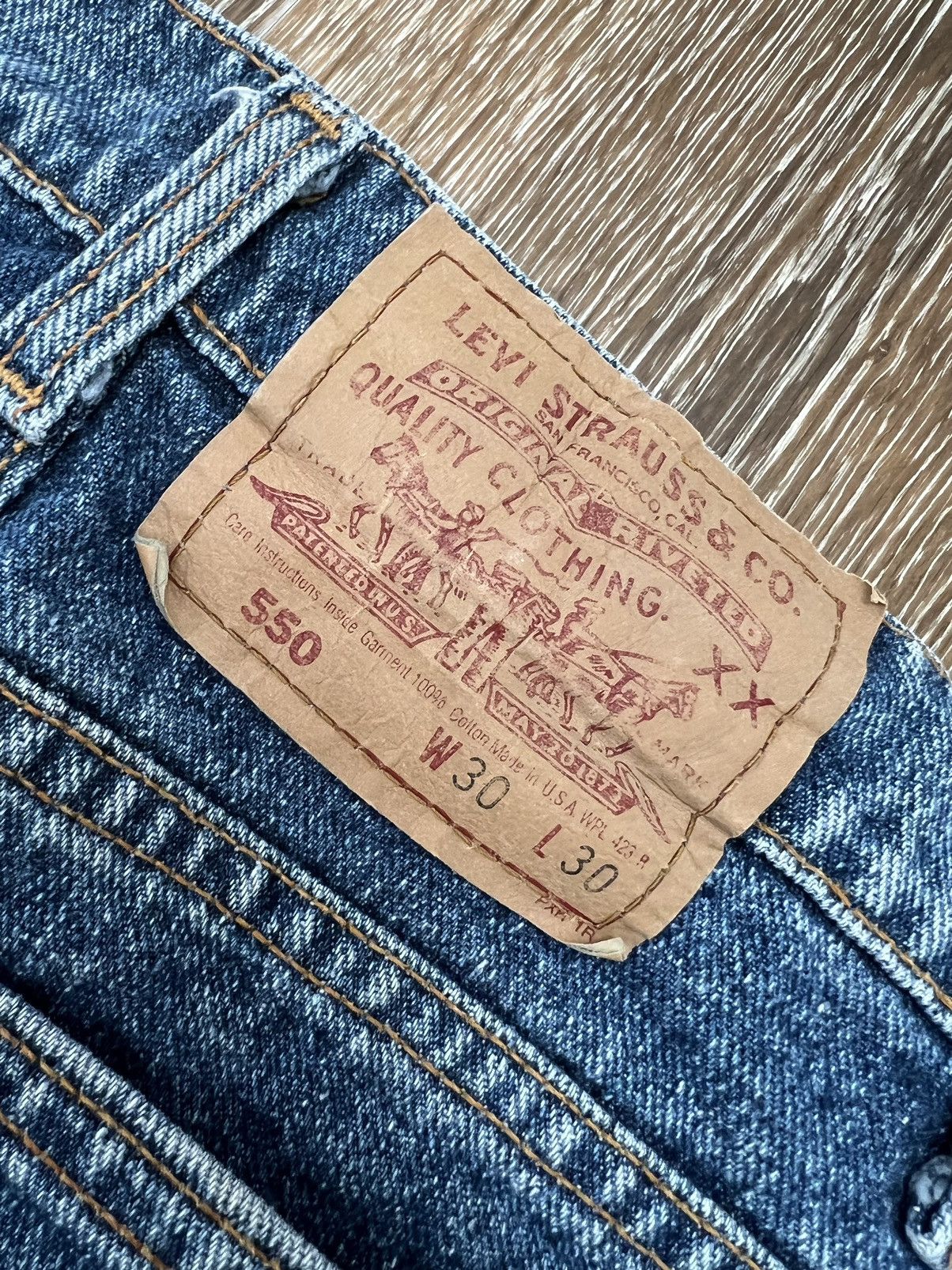 Levi's Vintage levis 550 jeans Size US 28 / EU 44 - 4 Thumbnail