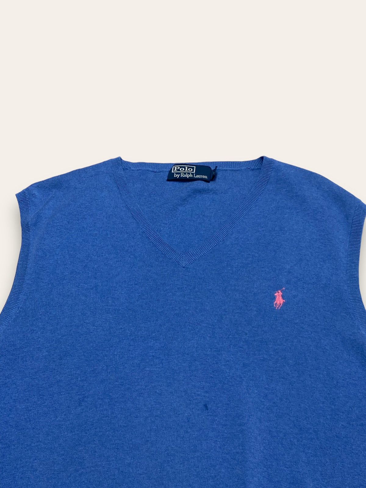 Polo Ralph Lauren Vintage POLO RALPH LAUREN Blue Vest Size US M / EU 48-50 / 2 - 2 Thumbnail