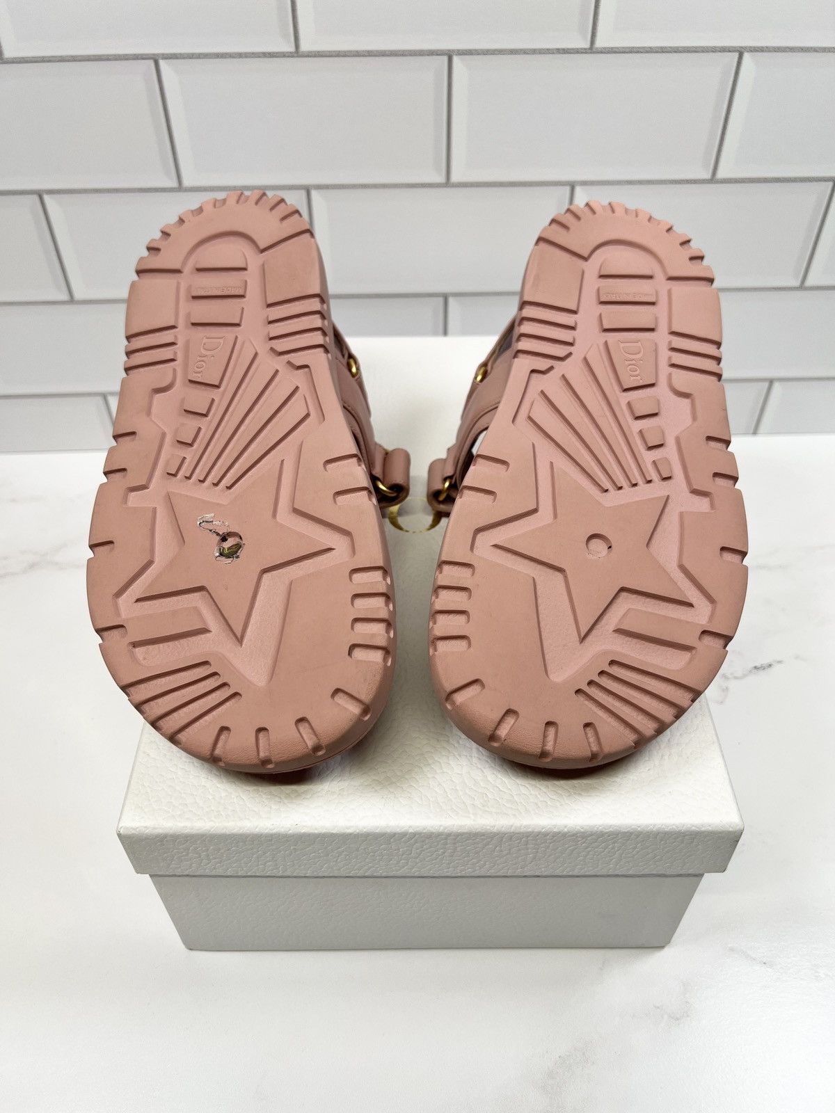 Dior Christian Dior Dioract Double Strap Sandals Slides Sandal Size US 6.5 / IT 36.5 - 4 Thumbnail