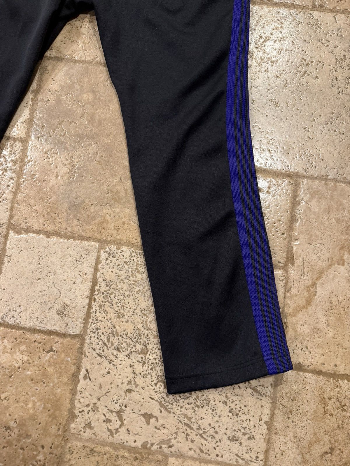 Needles Needles Yellow Black / Purple Poly Smooth Narrow Track Pants Size US 32 / EU 48 - 7 Thumbnail