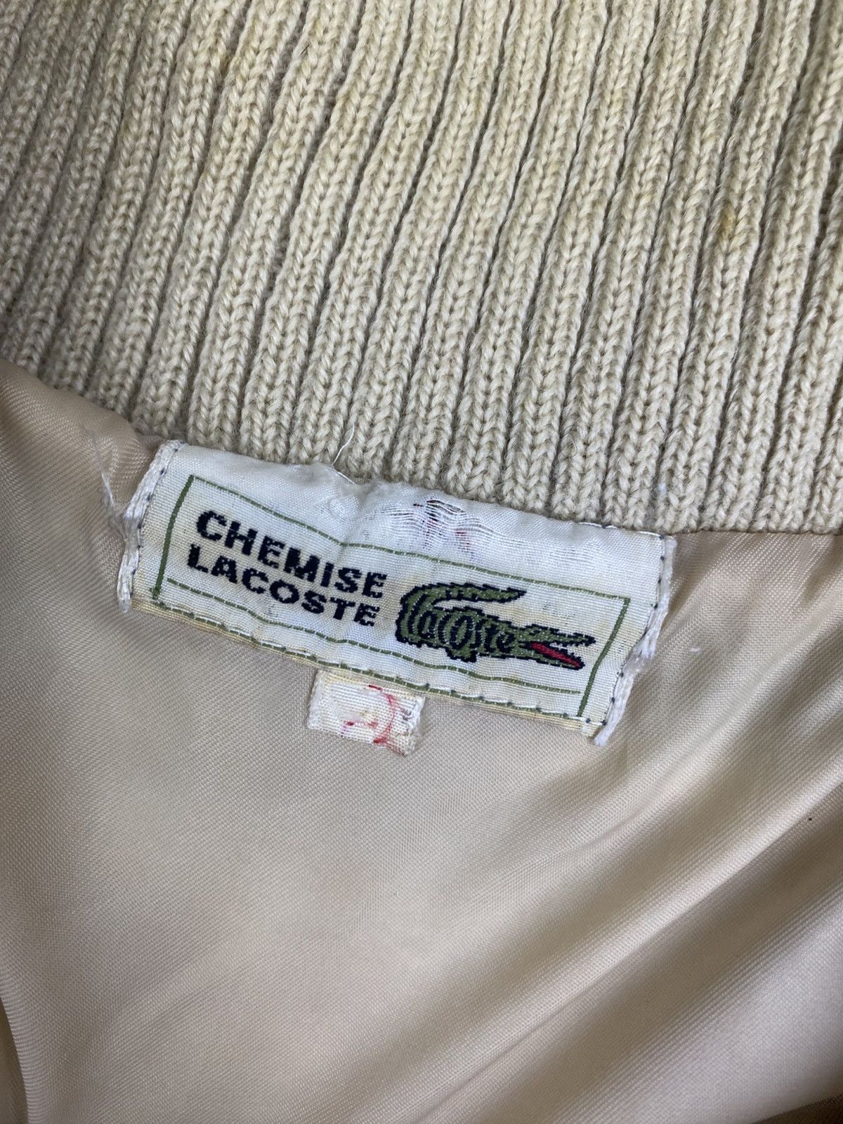 Lacoste Vintage Beige Lacoste Puffer Jacket Size US M / EU 48-50 / 2 - 9 Thumbnail