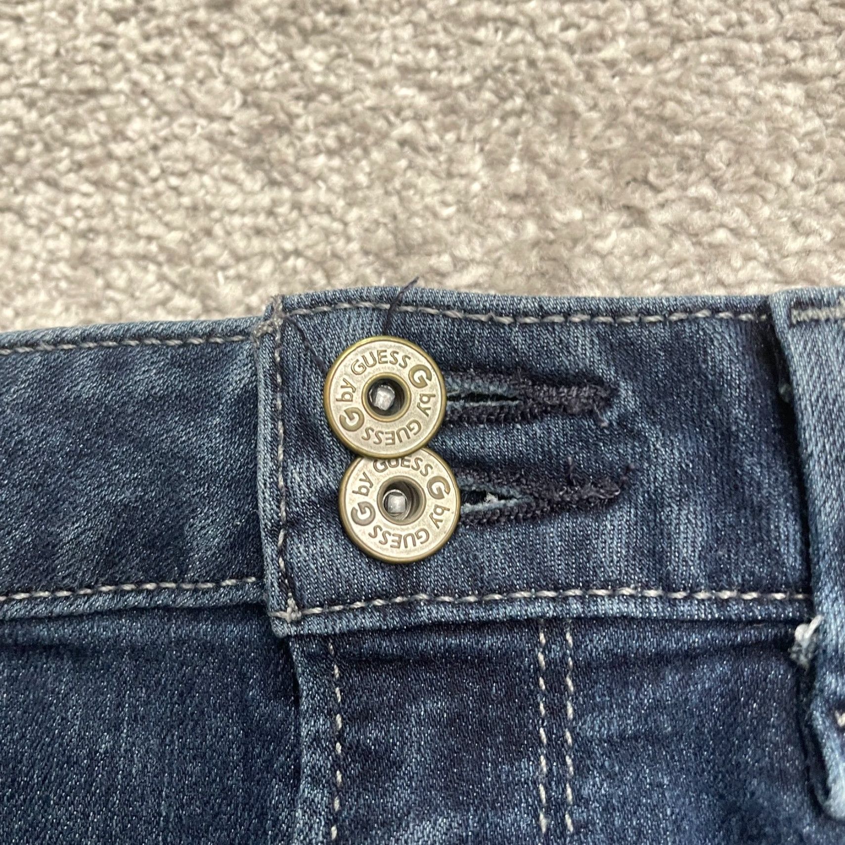 Guess VINTAGE GUESS Women's Skinny Denim Jeans 27 Blue Mid Rise Stretch Casual 90s Lizzy Size 27" / US 4 / IT 40 - 5 Thumbnail