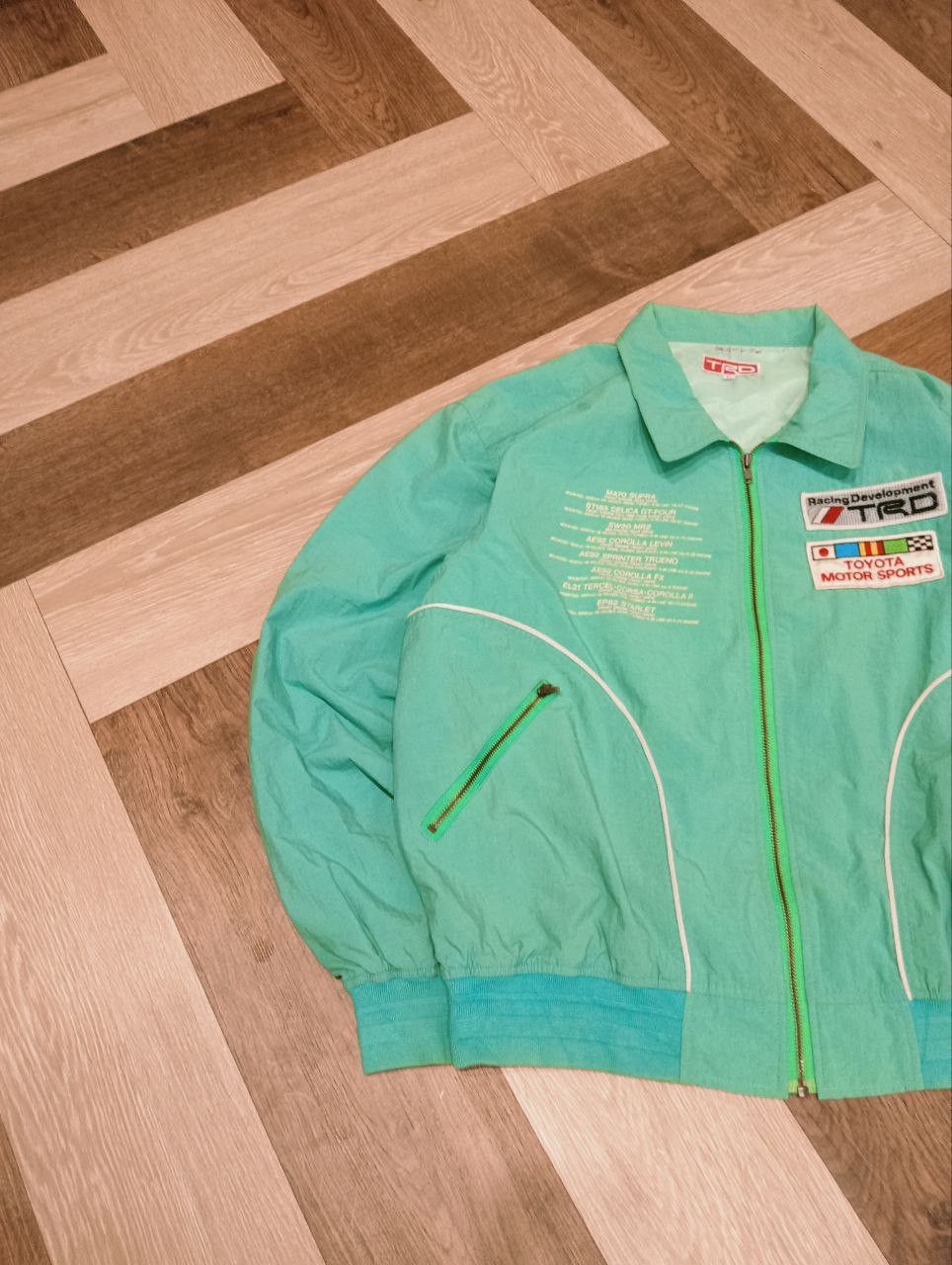 Vintage VINTAGE TRD TOYOTA MOTOR SPORTS BOMBER JACKET Size US L / EU 52-54 / 3 - 4 Thumbnail