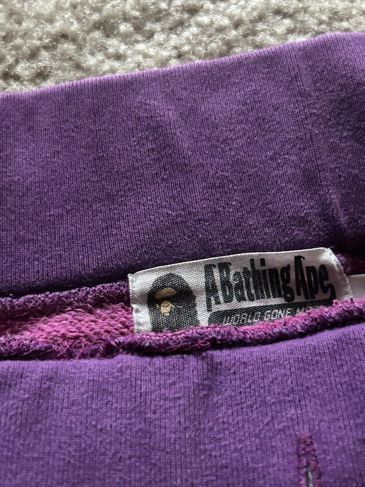 Bape Purple Camo Shark Bape Shorts Size US 34 / EU 50 - 8 Thumbnail