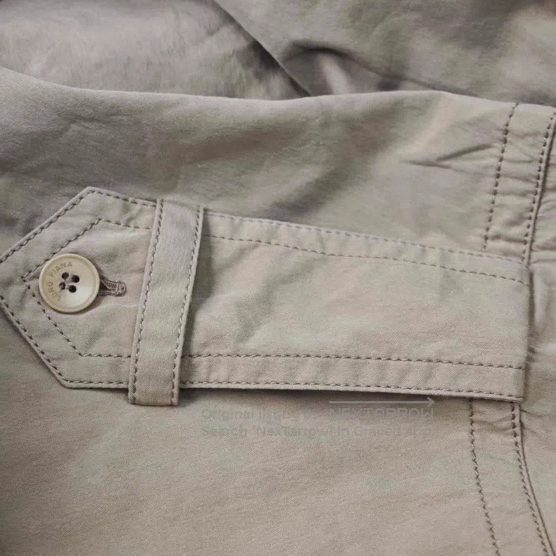 Loro Piana Loro Piana Khaki Shoulder Badge Shirt Size S / US 4 / IT 40 - 7 Thumbnail