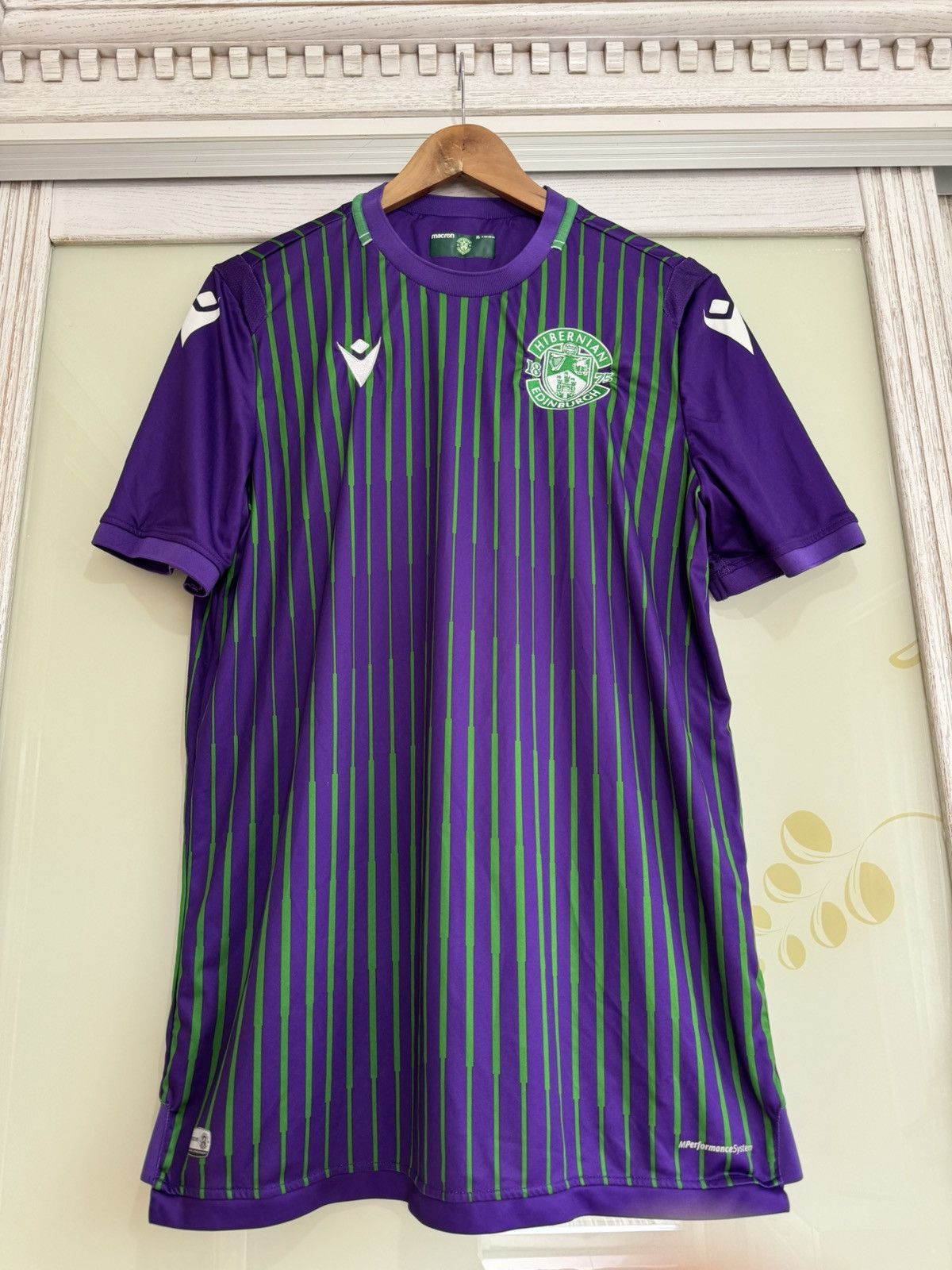 Macron Hibernian Edinburgh 2019-2020 Away Soccer Jersey Kit Shirt Size US XL / EU 56 / 4 - 5 Thumbnail