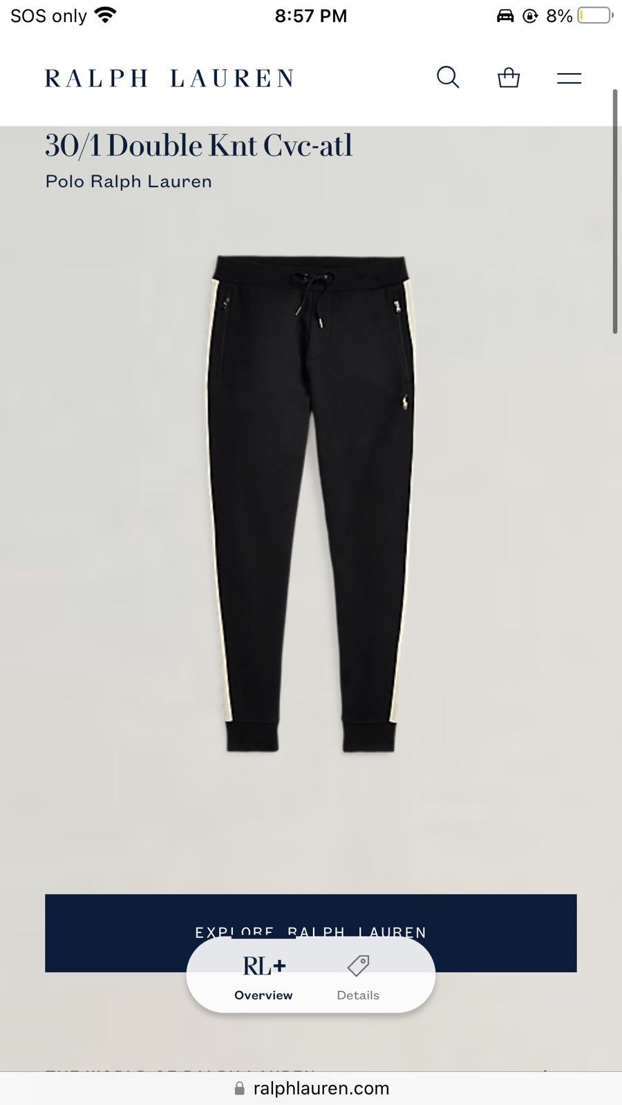 Polo Ralph Lauren Polo Double-Knit Jogger Size US L / EU 52-54 / 3 - 8 Thumbnail