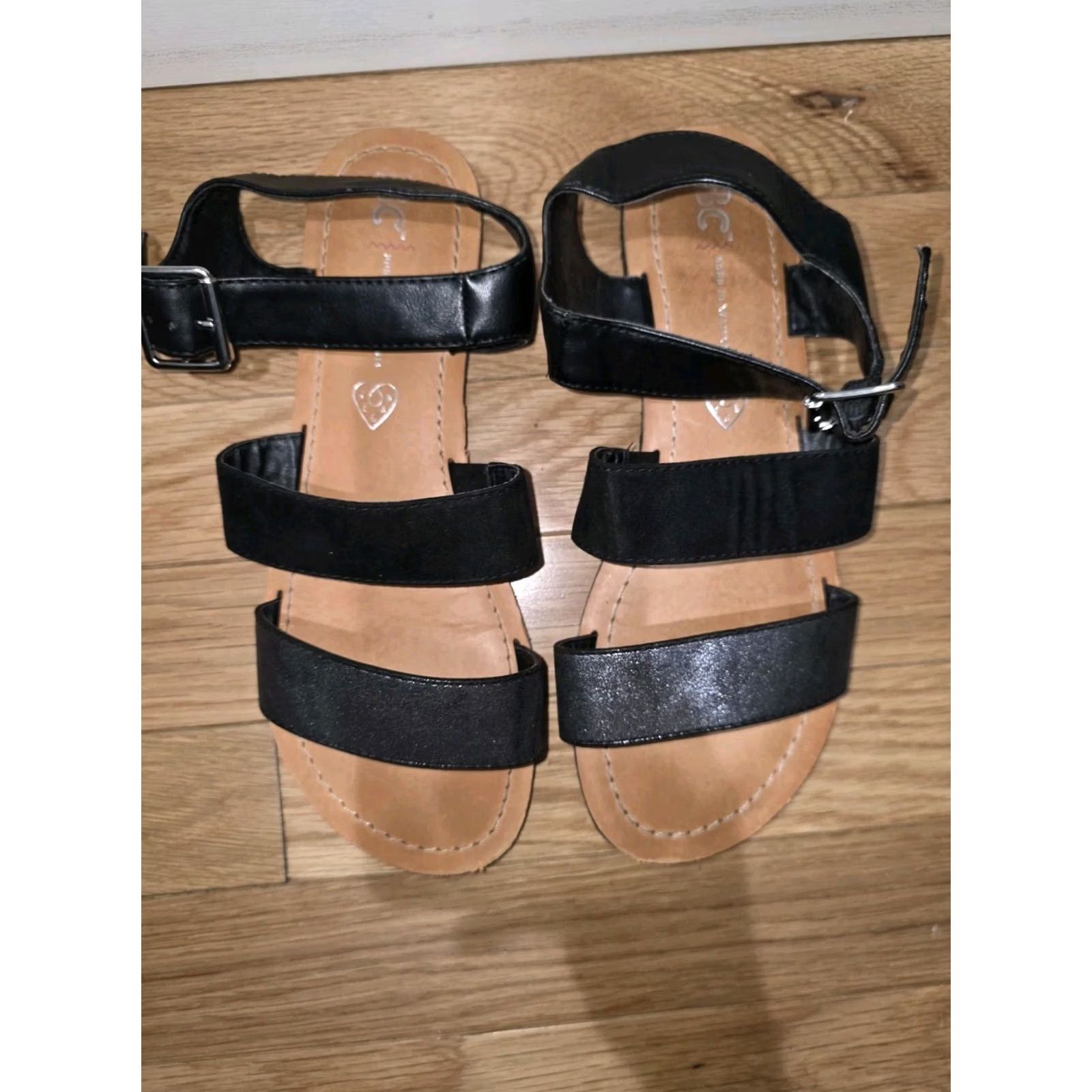 Vintage BC Footwear Women's Sandal Picturesque Flat 7.5 Black Redefined? Size US 8 / IT 38 - 4 Thumbnail