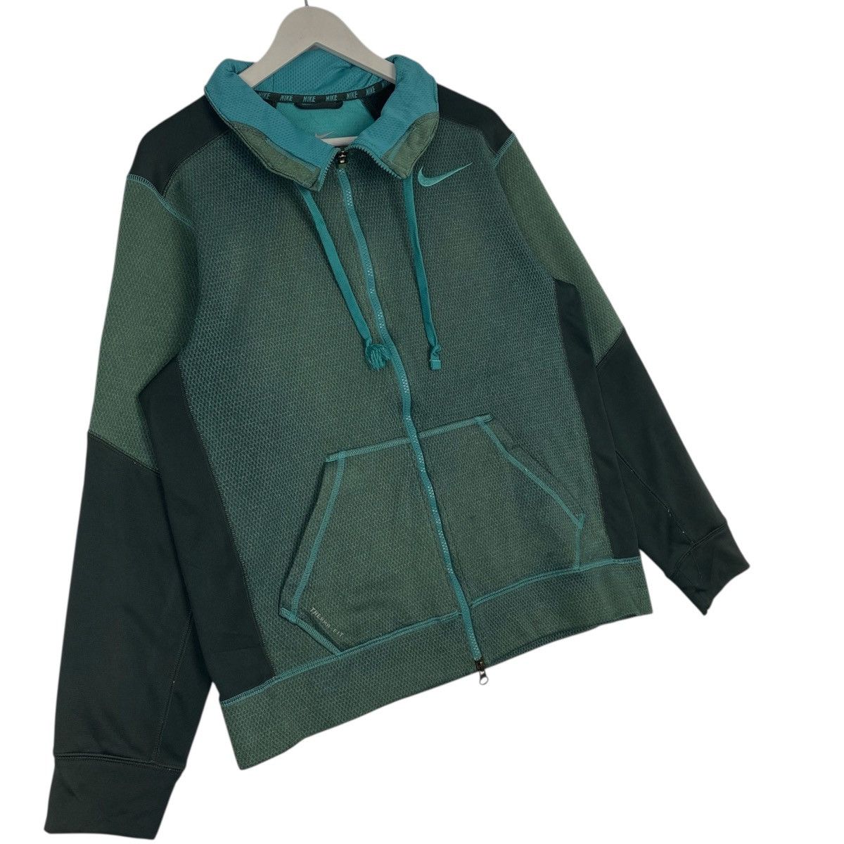 Other Vintage Nike Full Zip Small Embroidered Logo Green Size L Size US L / EU 52-54 / 3 - 3 Thumbnail
