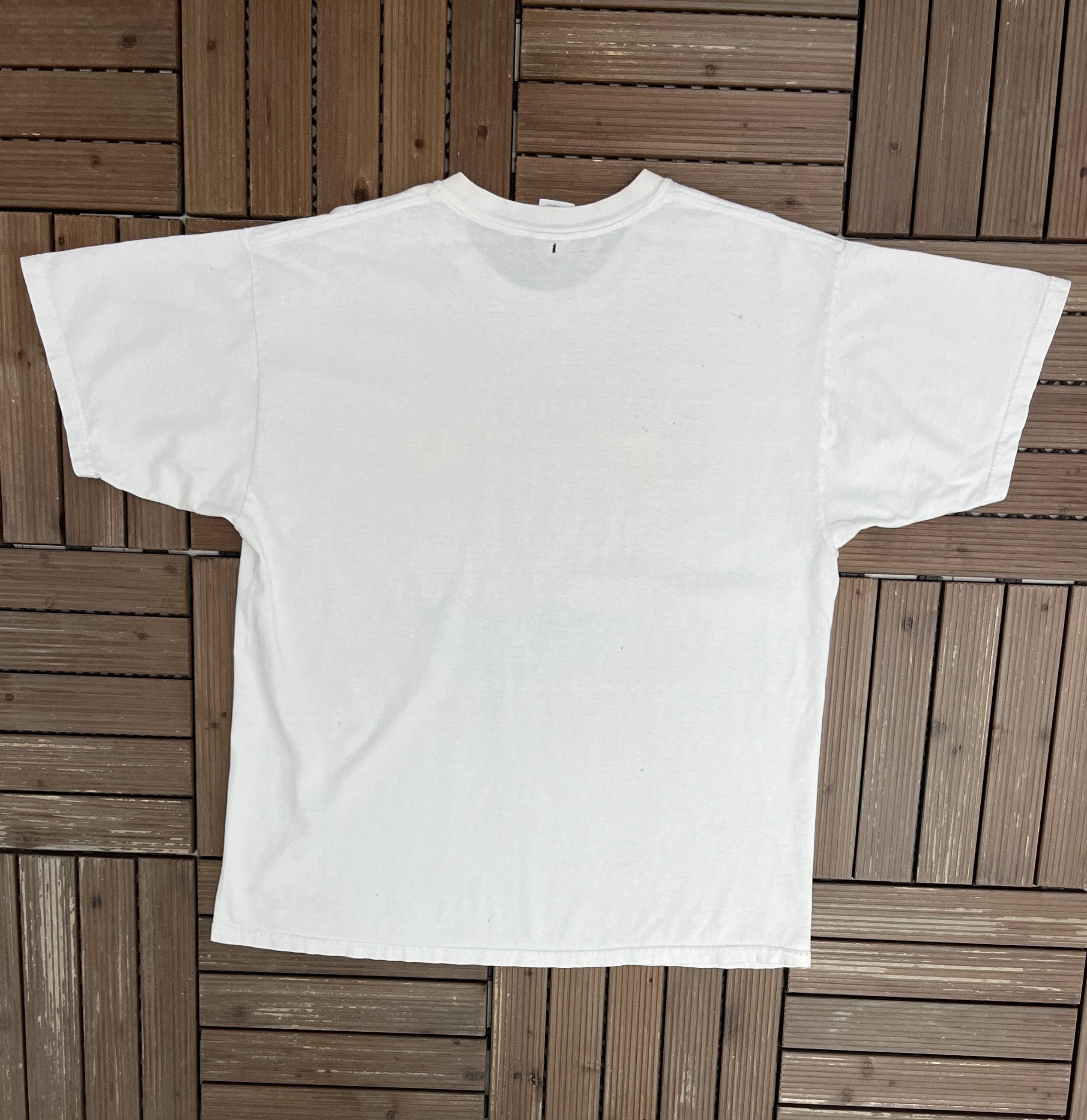 Vintage MSRA Back To The Fifties Weekend Vintage White T-Shirt Tee Size US XL / EU 56 / 4 - 4 Thumbnail