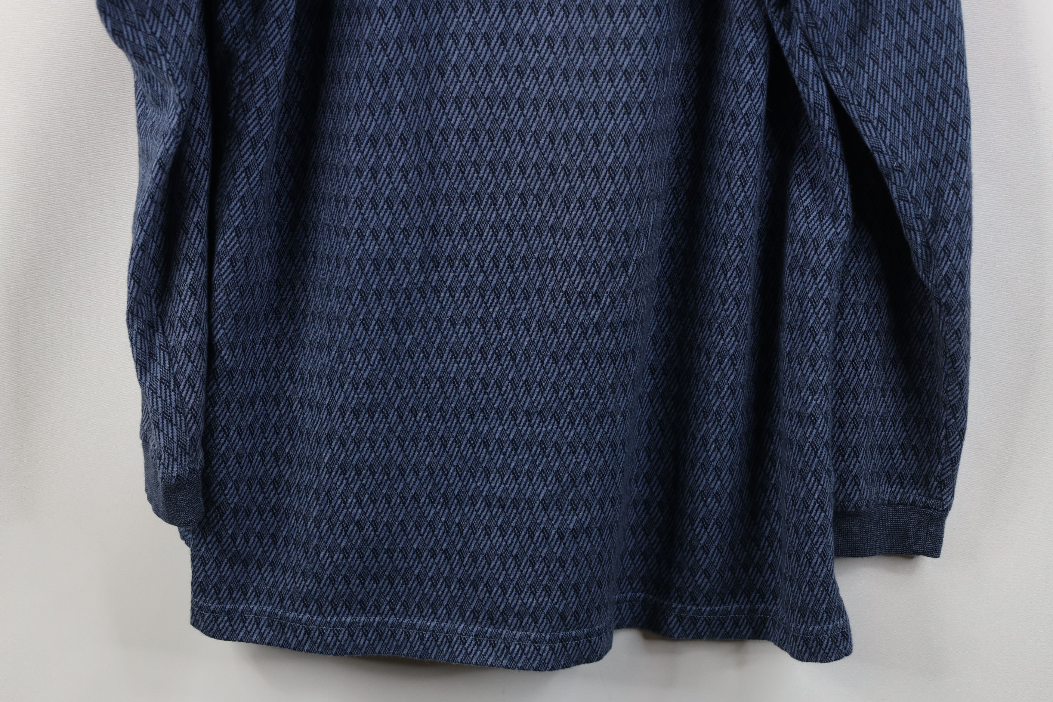 Vintage Vintage 90s Streetwear Collared Long Sleeve Polo Blue USA Size US M / EU 48-50 / 2 - 10 Thumbnail