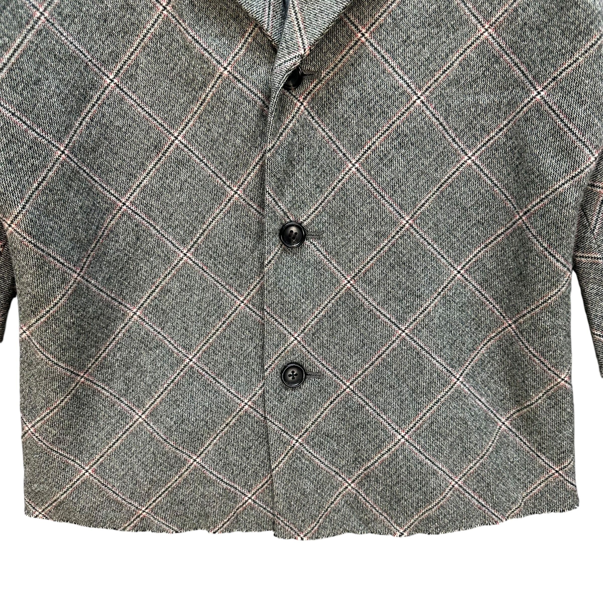 Comme des Garcons Tricot COMME des GARCONS AD1997 Check Wool Jacket #A54-1249 Size S / US 4 / IT 40 - 3 Thumbnail
