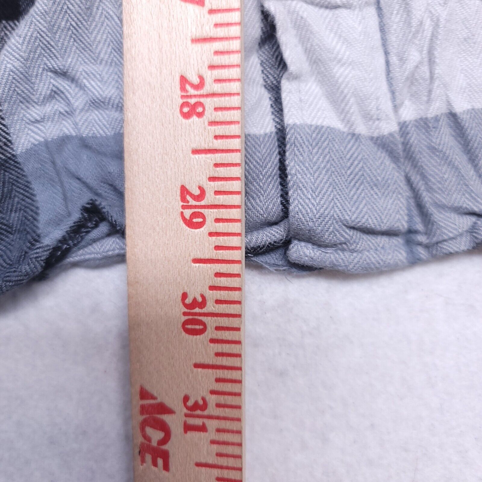 Club Room Club Room GIngham Flannel Shirt Mens Size M Gray Black Size US M / EU 48-50 / 2 - 8 Thumbnail